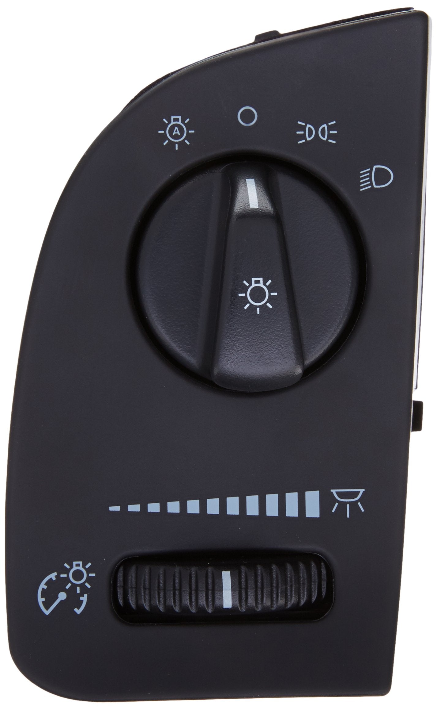 Motorcraft SW6703 Headlight Switch - Black Stainless Steel, Durable Design