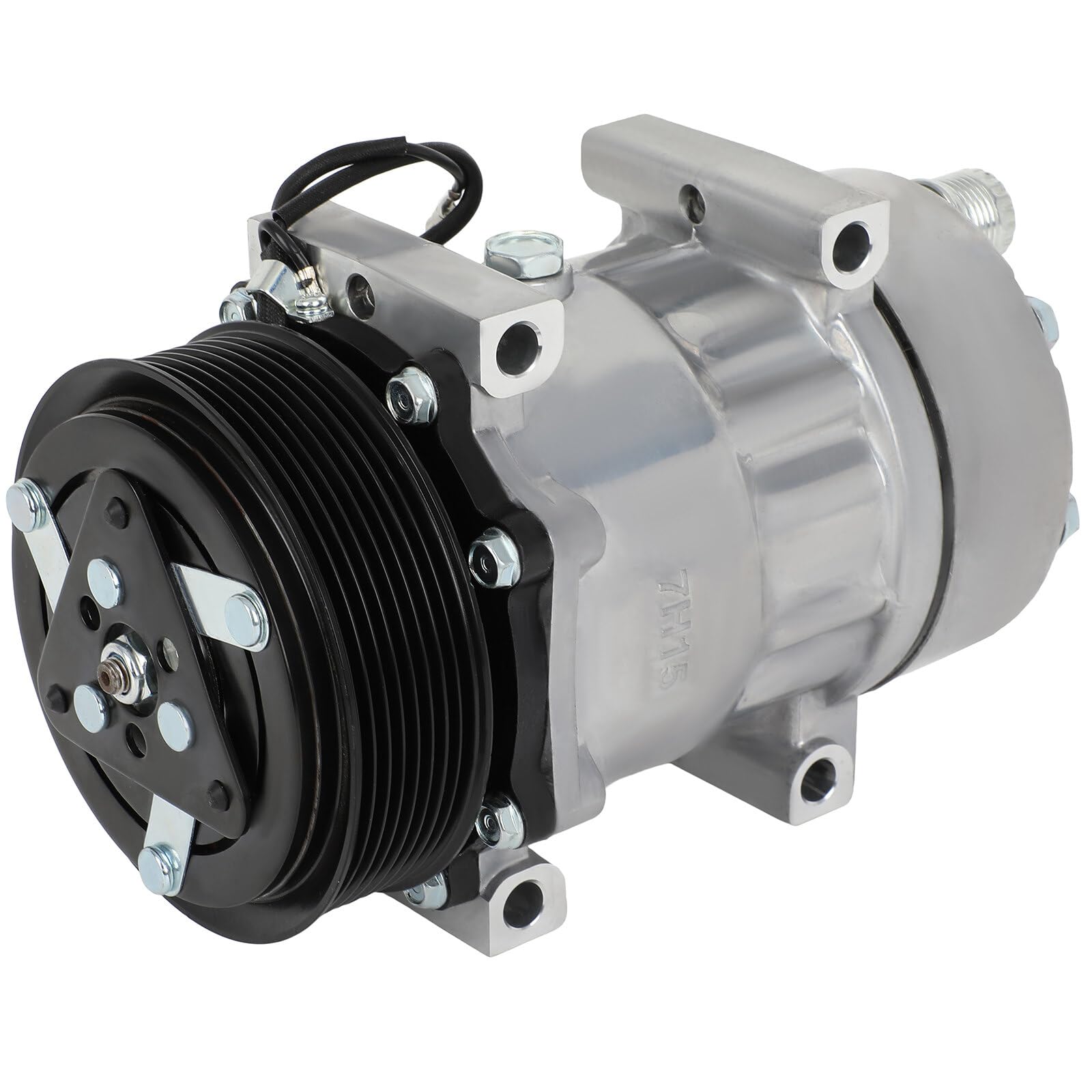 SCITOO AC Compressor with Clutch for F-650 5.9L for F-650 6.0L for F-650 7.2L for F-750 7.2L 2004-2008-85100866 ABPN83304742 357