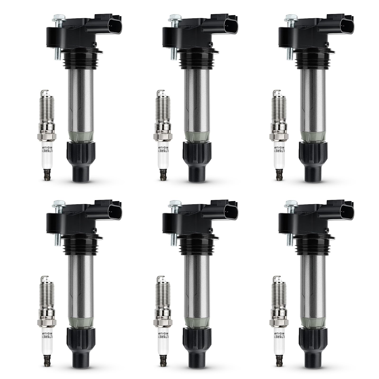 Uf569 Ignition Coil &12622561 Double Iridium Spark Plug For Buick Allure Enclave Lacrosse/Cadillac Ats Xts Cts Srx Sts/Chevy Imp