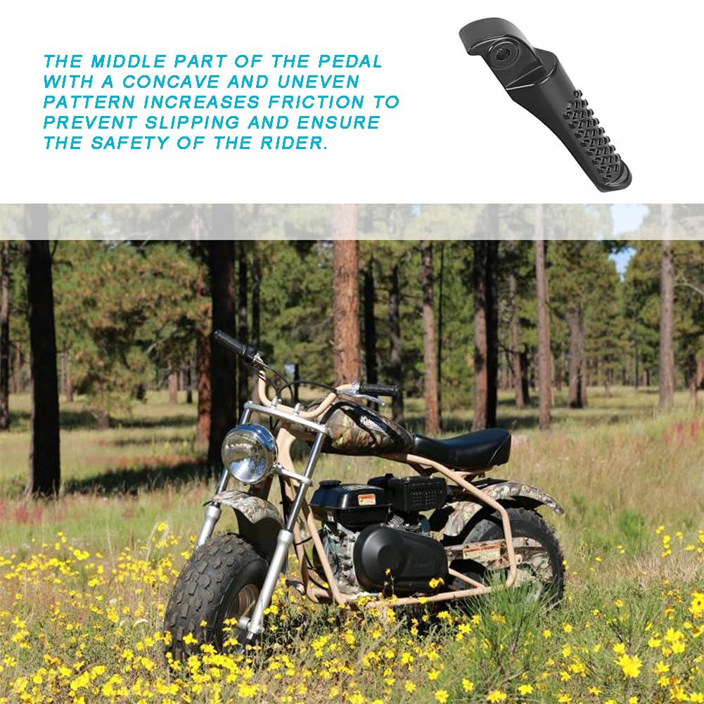 QYMOTO Foot Pegs Footrest Bracket for Coleman CT200U,Trail 200,CT200U-EX,Axis M200,BT200X,CT200U-EXR CC100X CT100U Trail 100 212