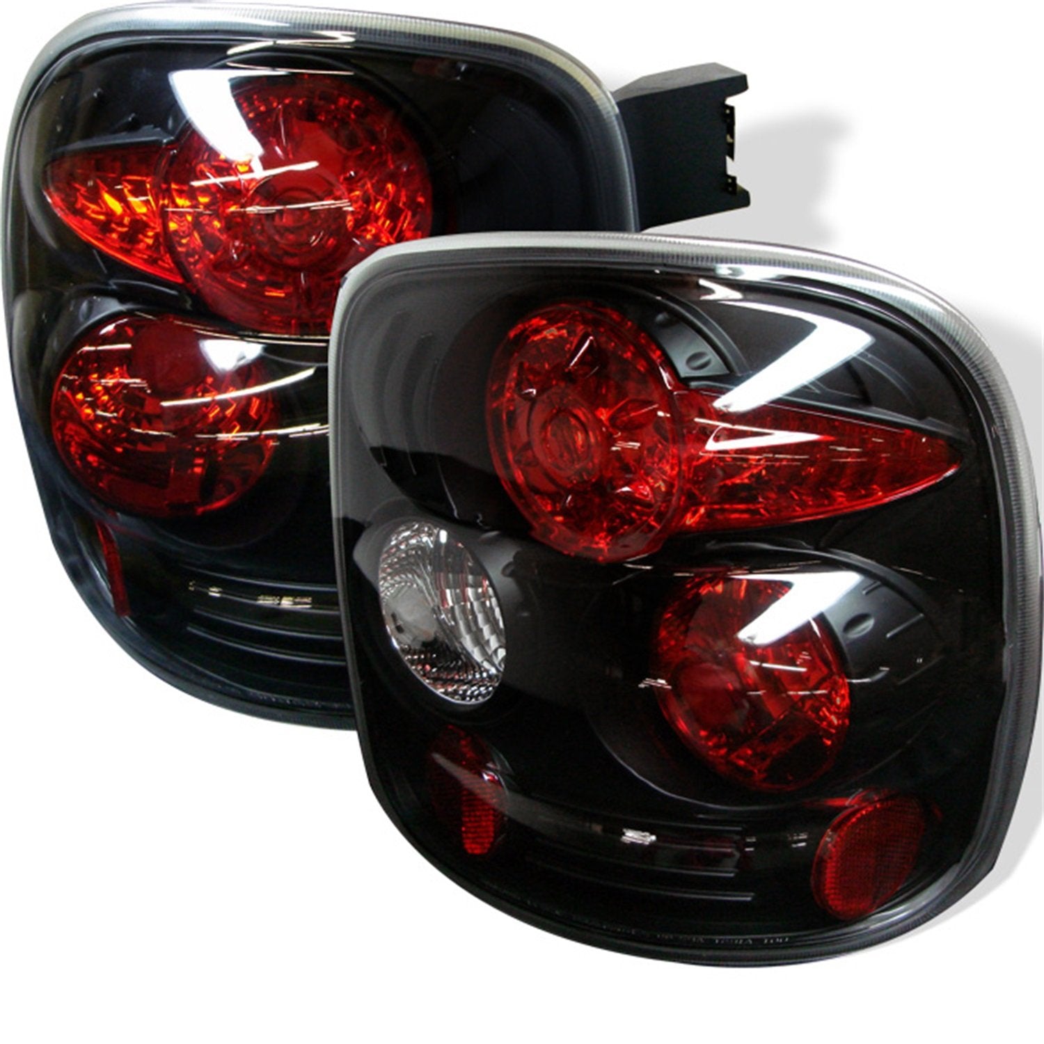 Spyder Auto Alt-Yd-Cs99Sts-Bk Chevy Silverado Stepside Black Altezza Tail Light