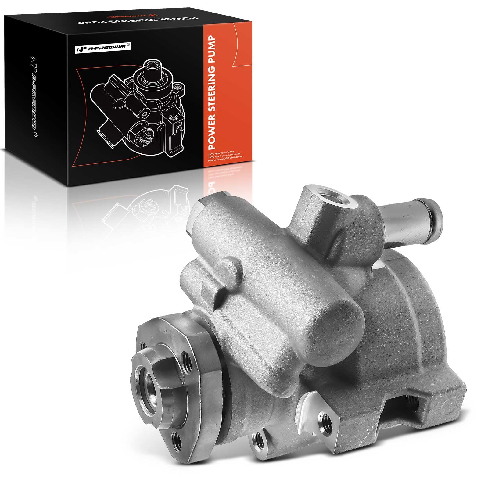A-Premium Power Steering Pump, Compatible With Volkswagen Jetta 2000-2004, Golf 2000-2003, V6 2.8L, Replace # 21-5300 1J0422154D
