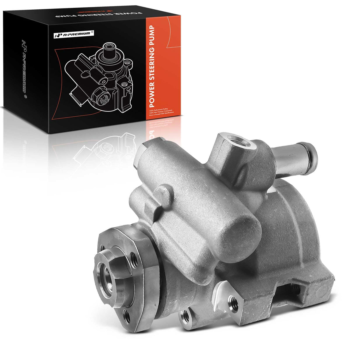 A-Premium Power Steering Pump, Compatible With Volkswagen Jetta 2000-2004, Golf 2000-2003, V6 2.8L, Replace # 21-5300 1J0422154D