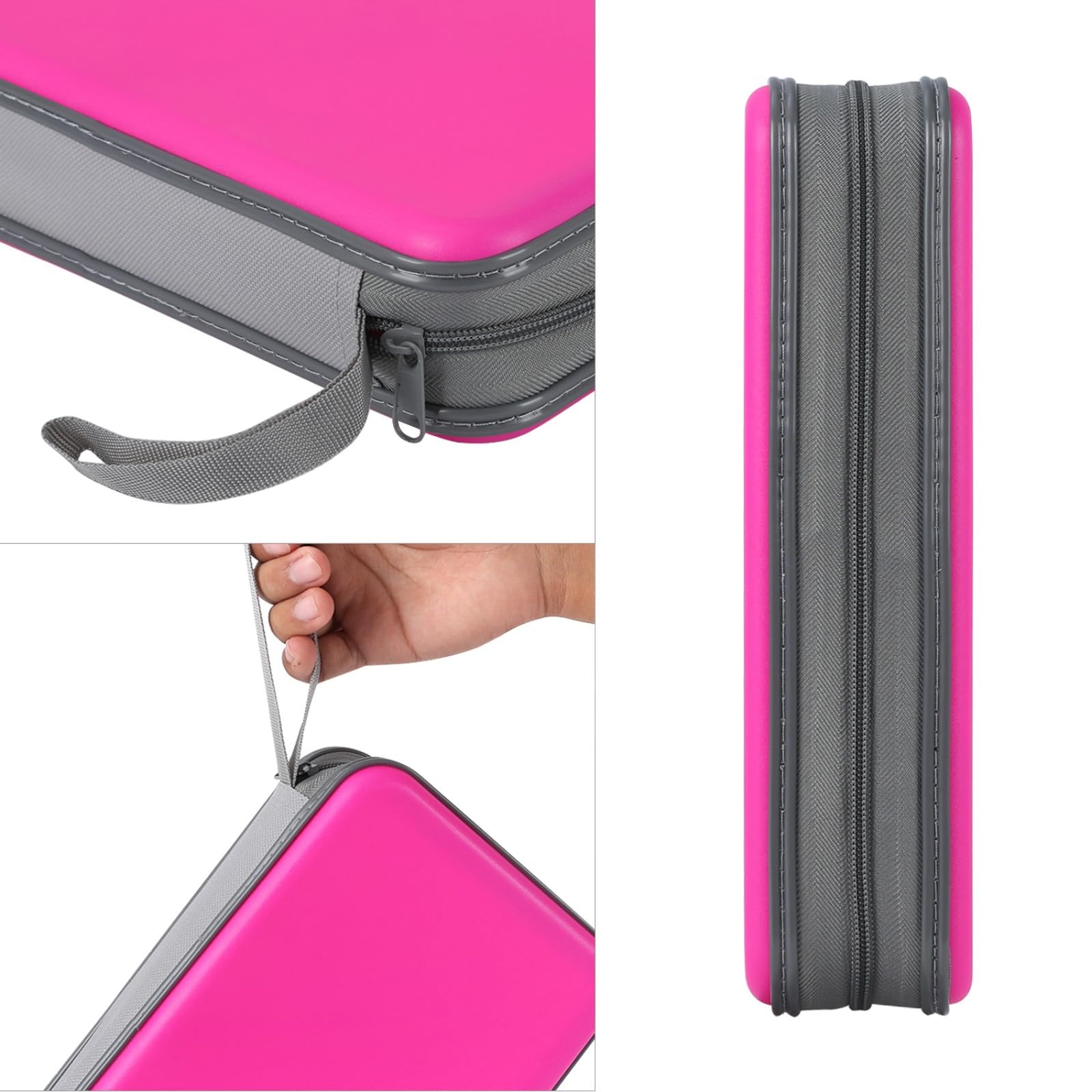 Alavisxf Xx Cd Case, 96 Capacity Hard Plastic Cd Holder Protective Dvd Disc Storage Case Holder Portable Zipper Cd Dvd Organizer