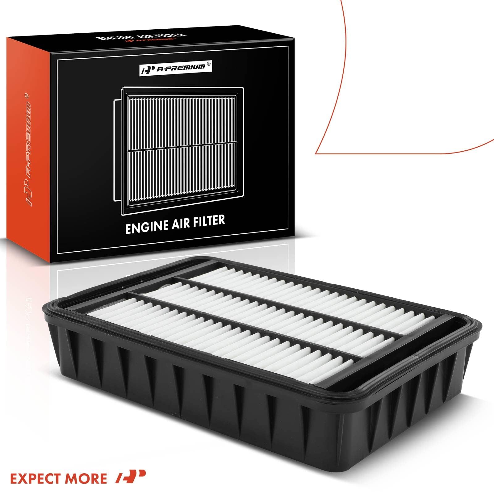A-Premium Engine Air Filter for Mitsubishi Outlander, Lancer & RVR, Model APEAF098, Silicone Material, Compatible 2007-2015