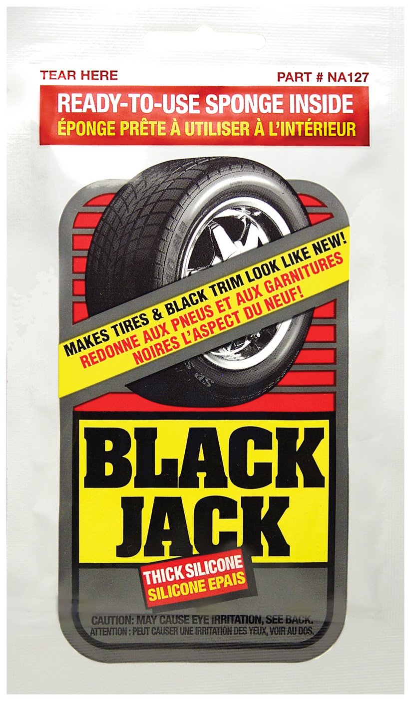North American Na127 Black Jack Tire Shine Towelette - Single Pack