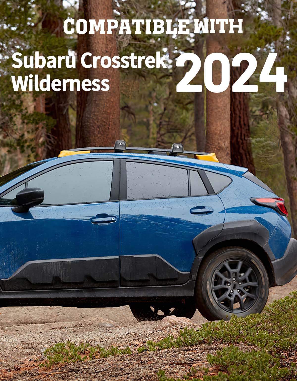 Hmmtyrack Car Roof Rack Cross Bars Compatible With Subaru Crosstrek Wilderness 2024, Aluminum Roof Rails Crossbar With Lock For