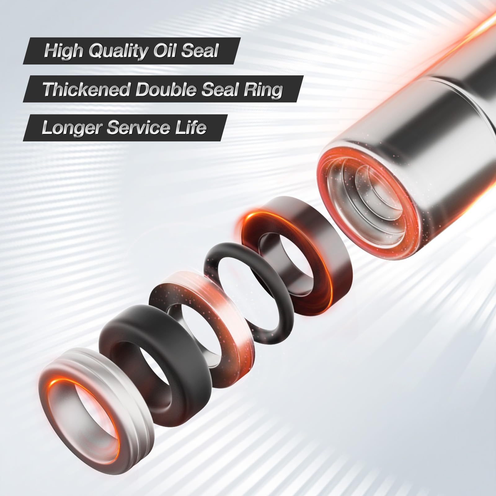 Vepagoo 20 Inch 150Lb/667N Stainless Steel Gas Struts Shock For Boat Hatch, Marine Spring Prop Lift Support With Brackets For Rv