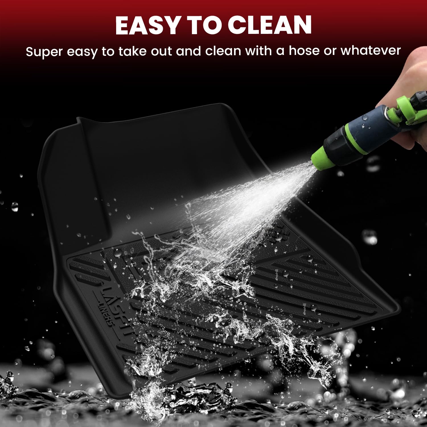 LASFIT Floor Mats for Chevy Traverse 2009-2017(Only 7 Seat)/Buick Enclave 2008-2017(Only 7 Seat)/Saturn Outlook 2008-2010(Only 7