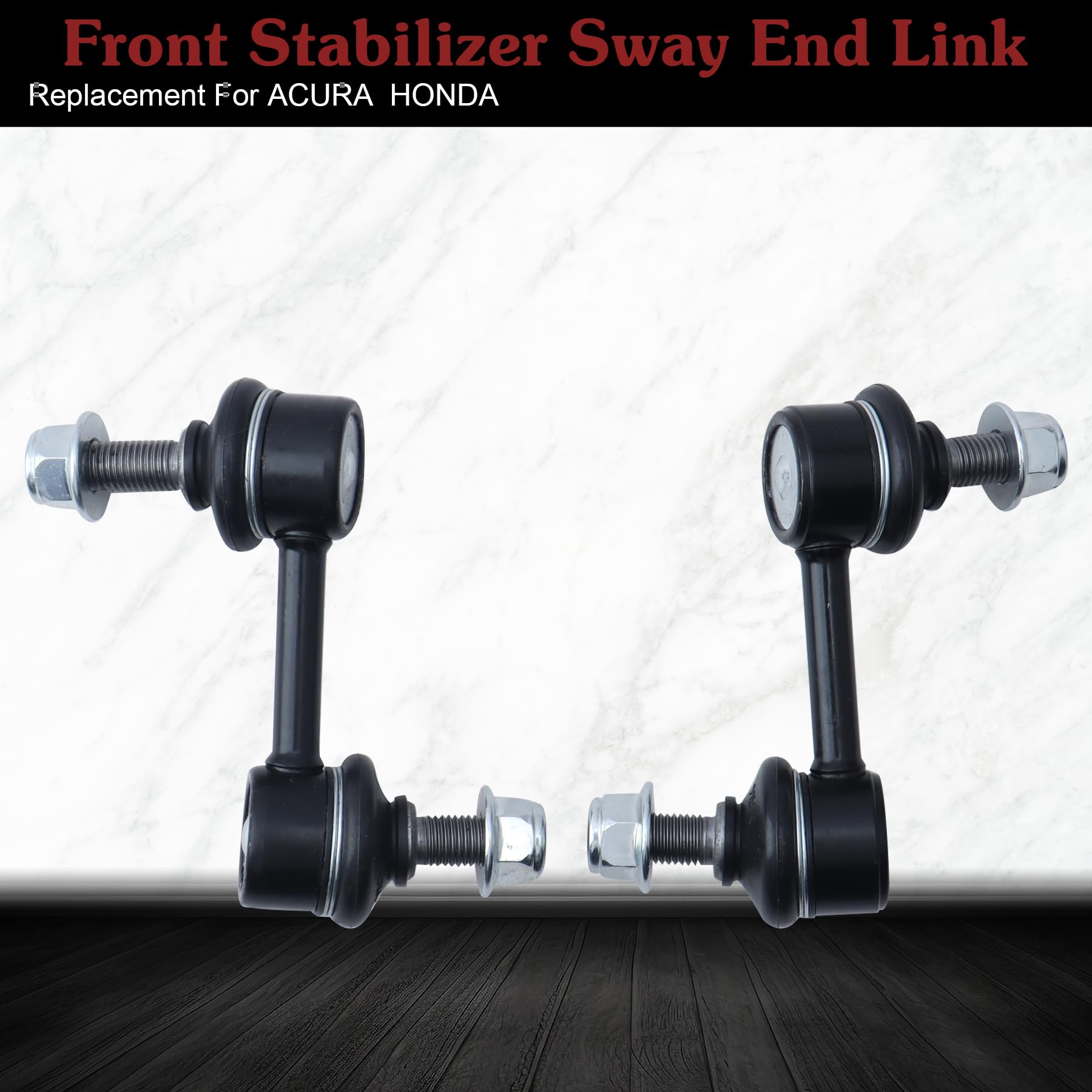 Stiueoav K90660 K90661 Sway Bar Link - Front Stabilizer End Link Compatible With 2004-2006 Tl?2003-2007 Accord