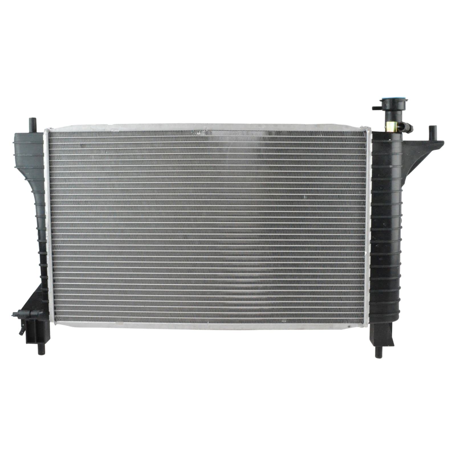 Trq Radiator Assembly Aluminum Core Compatible With 94-96 Ford Mustang Cu1488 Fo3010113