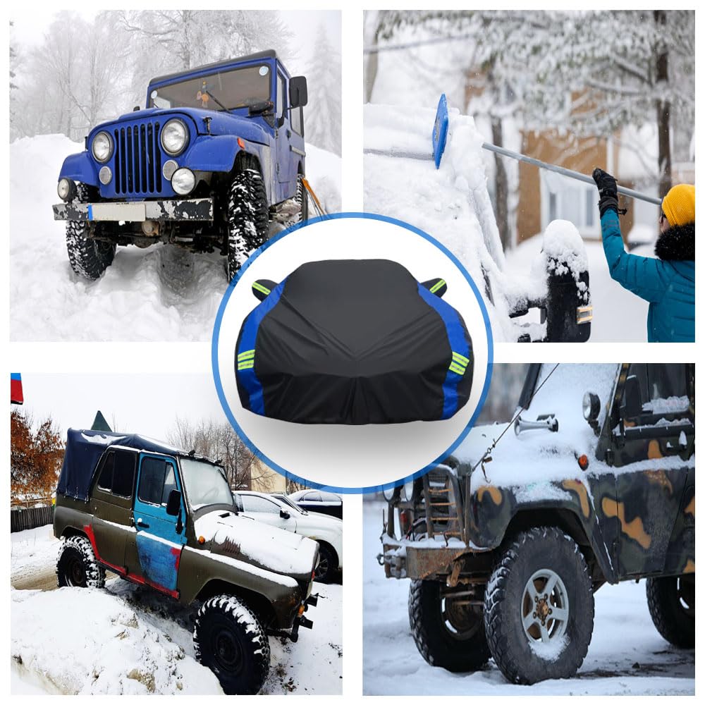 Avecrew For Chevrolet Corvette C3 Car Cover Waterproof All Weather For Automobiles, Outdoor Full Exterior Covers Fit 1968-1982 C
