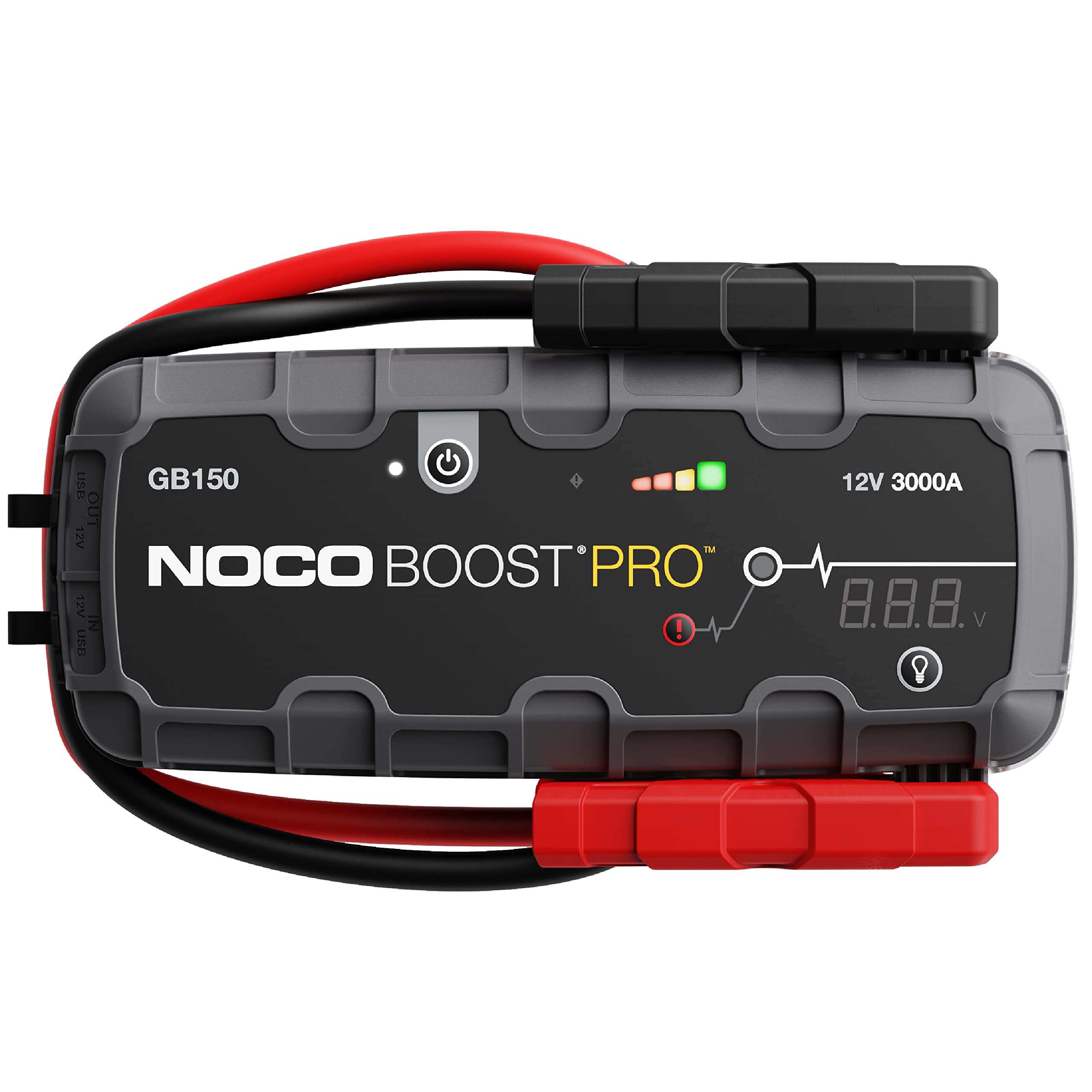 NOCO Boost Pro GB150 3000A UltraSafe Car Battery Jump Starter, 12V Battery Pack, Battery Booster, Jump Box, Portable Charger and