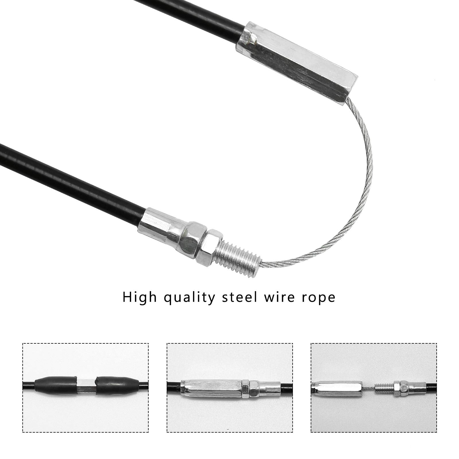 Anxingo 7/8'' 22Mm Thumb Throttle Cable Accelerator Control Handle Assembly Replacement For 50Cc 70Cc 90Cc 110Cc 125Cc 250Cc Taotao Atv Quad Go Kart Pit Bike