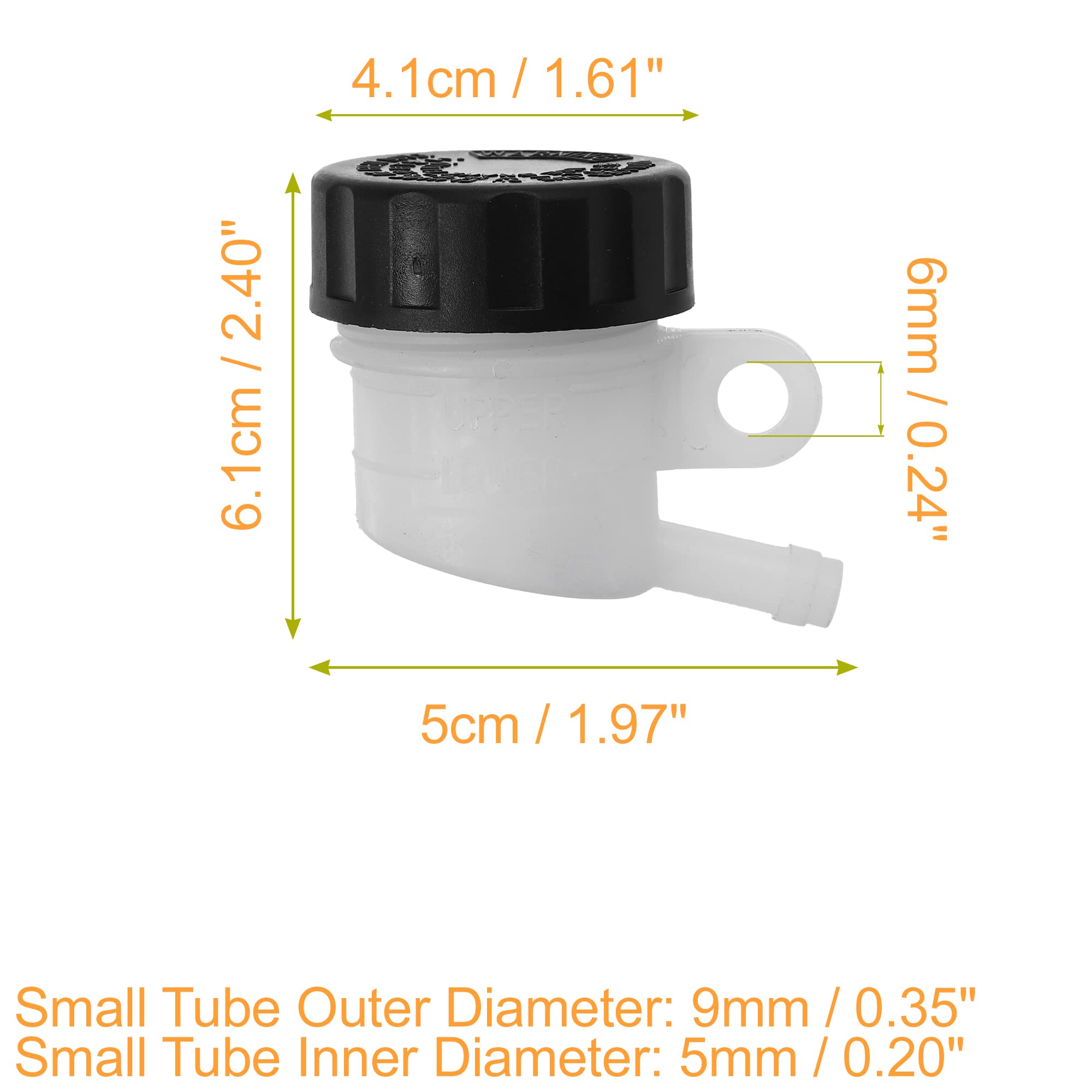 Motoforti Universal Motorcycle Atv Dirt Bike Master Cylinder Fluid Oil Reservoir Rear Brake Clutch Tank Oil Cup For Honda For Yamaha For Kawasaki For Suzuki