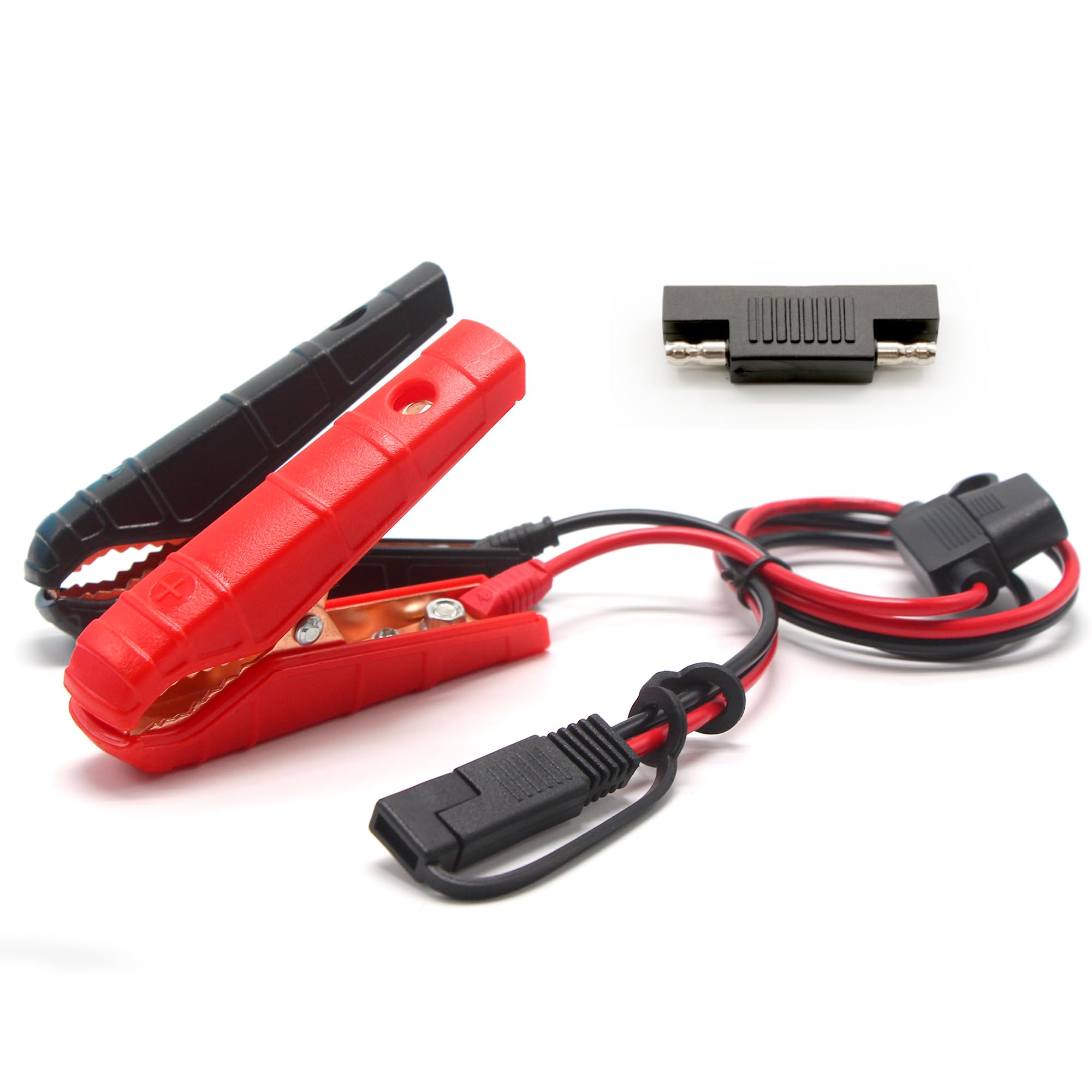 Sae Battery Alligator Clips Wire Harness 8Ft/2.4M 14Awg, 12V Alligator Clips With Wires For Sprayer Parts, Sprayer Pump, Battery