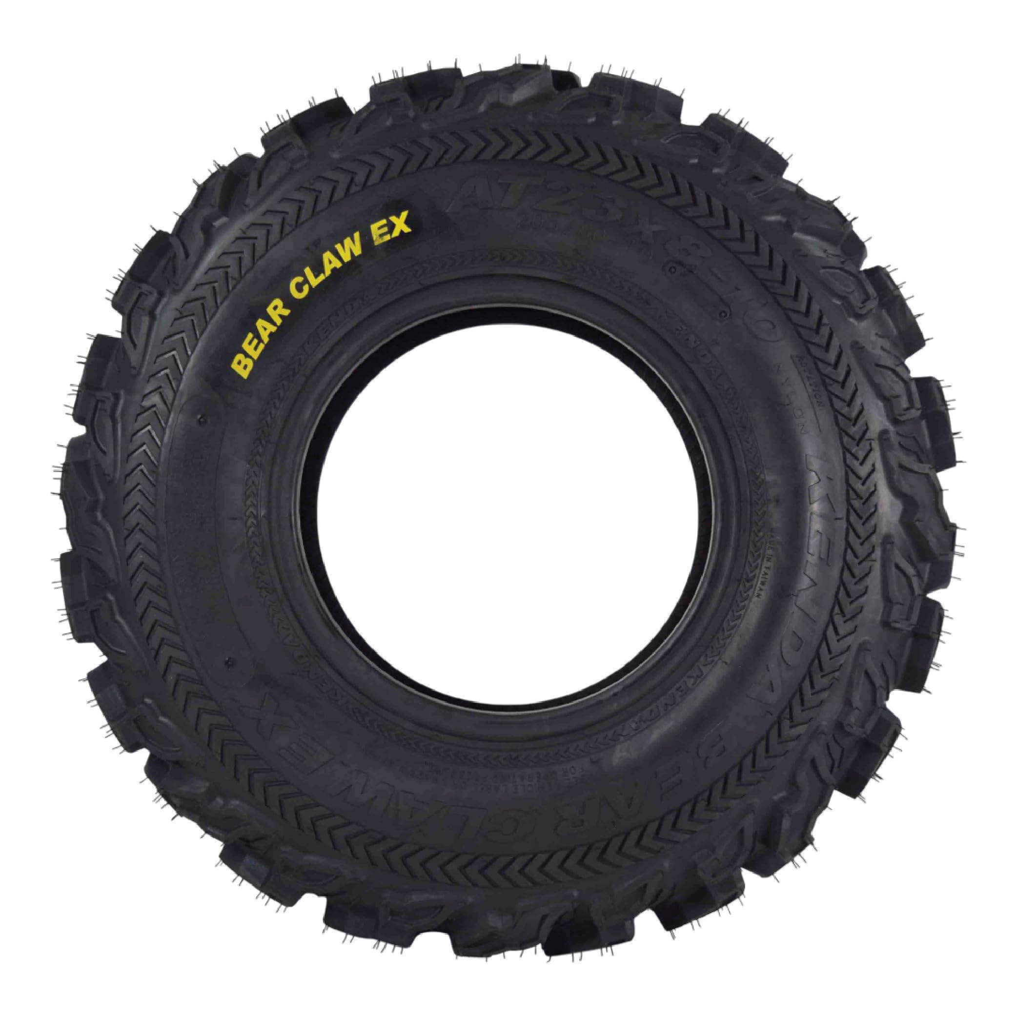 Kenda Bearclaw Ex K573-23X8-10 Front Tires For All Terrain (Atv), Utv, And Side By Side (Sxs) Vehicles - 6-Ply - Bear Claw Ex 23
