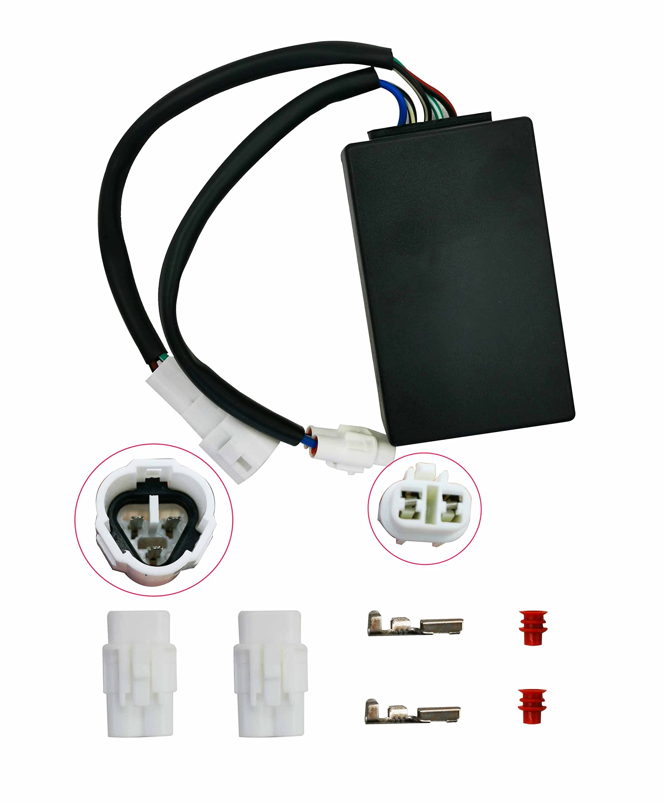 Ignition Cdi Box&Ignition Coil&Starter Solenoid Relay Replacement For Kawasaki Bayou 300 Klf300 1989-2004