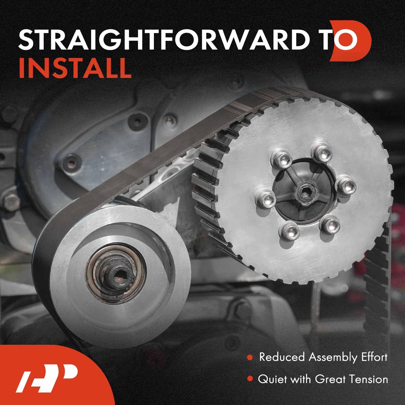 A-Premium Belt Tensioner Assembly With Pulley Compatible With Dodge Avenger Challenger Charger Durango Ram 1500/2500/3500/4500 C