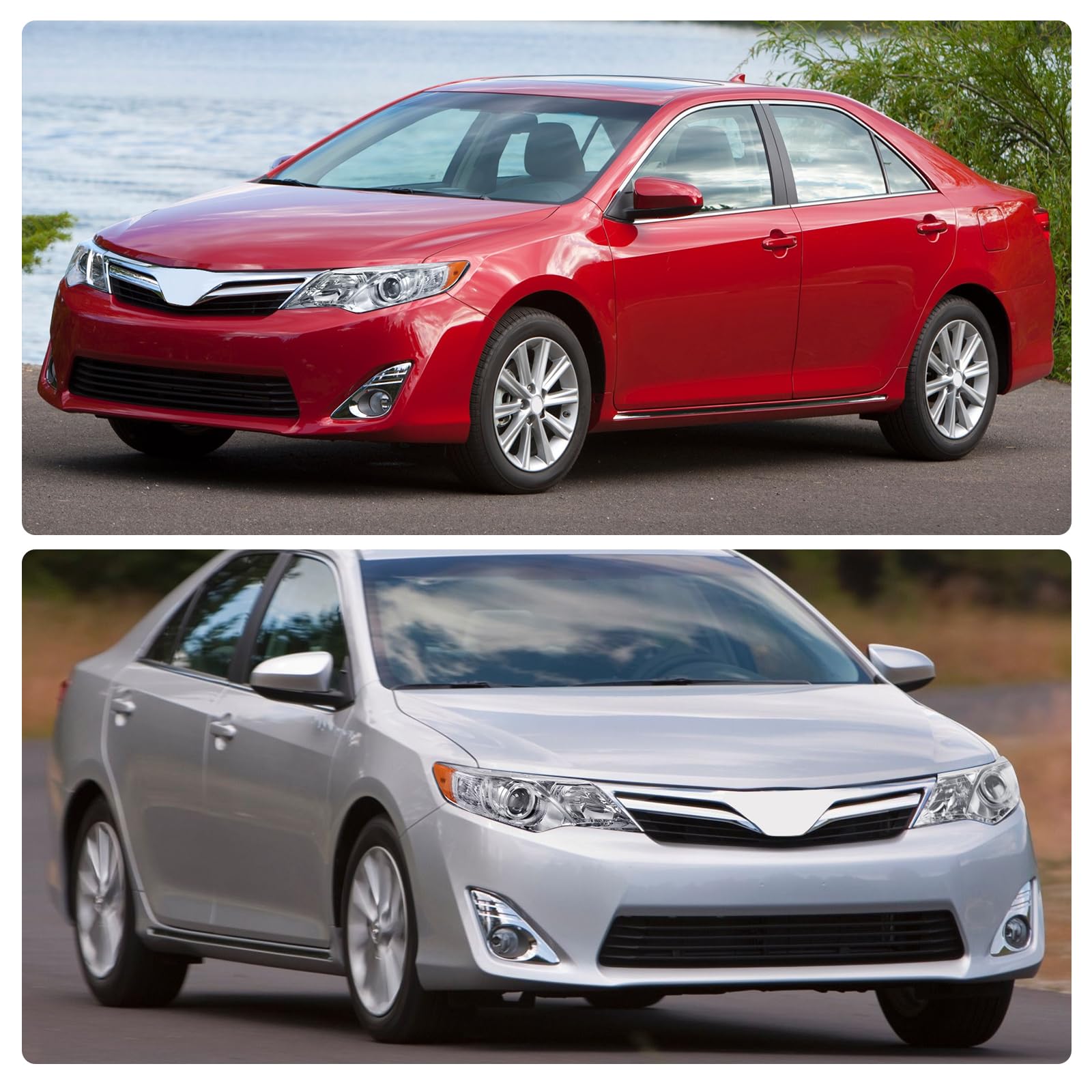 Dwvo Projector Headlights Assembly Compatible With 2012 2013 2014 Camry L Le Xle Hybrid Le Hybrid Xle 12-14 Camry Headlamp Repla