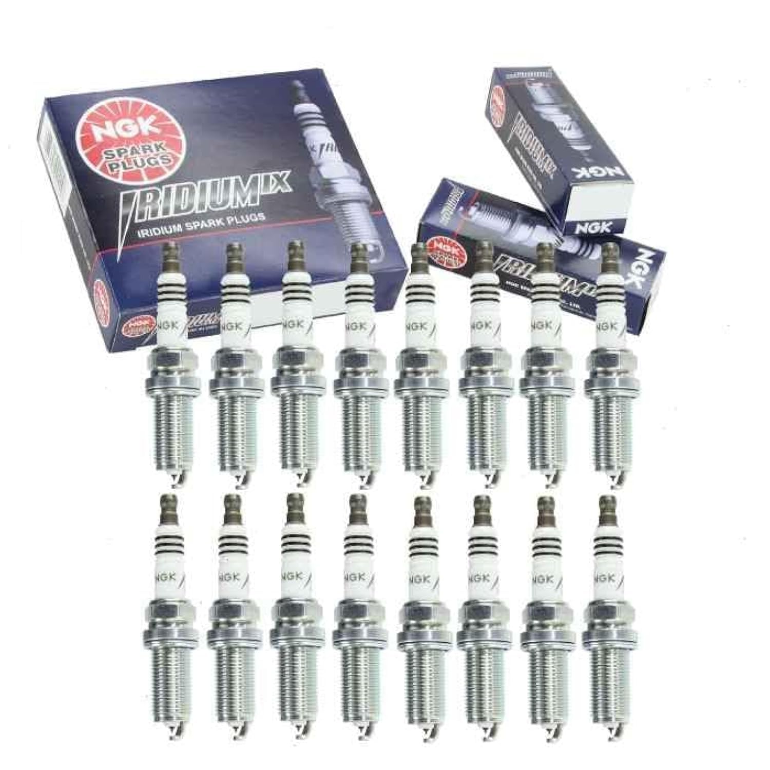 16 pc NGK Iridium IX Spark Plugs compatible with Dodge Durango 5.7L V8 2009-2020