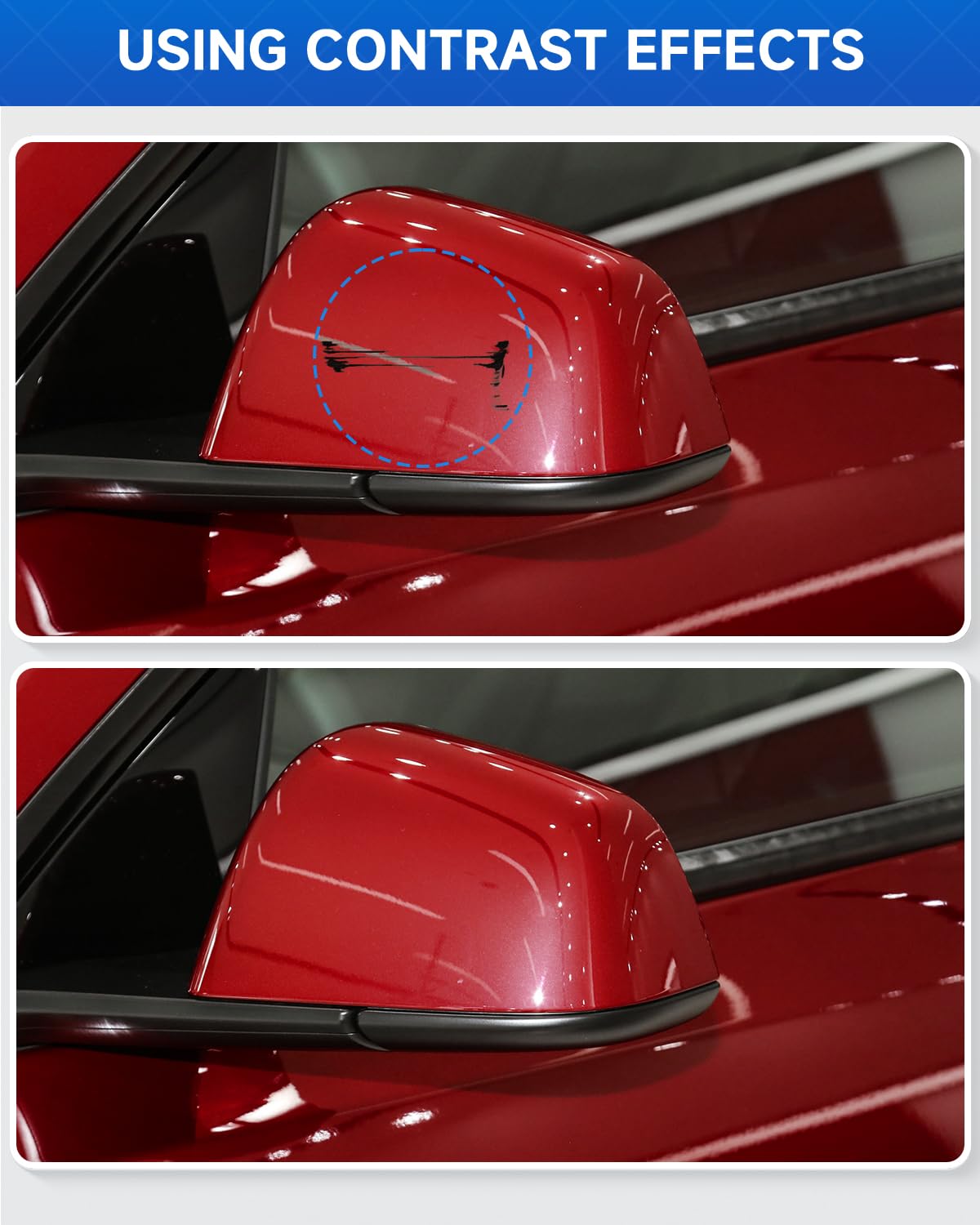 Teslaunch (Ultra Red (PR01) Touch Up Paint for Tesla for Model 3/Y/S/X - OEM Original Touch Up Paint Pen for Tesla Scratches Rep