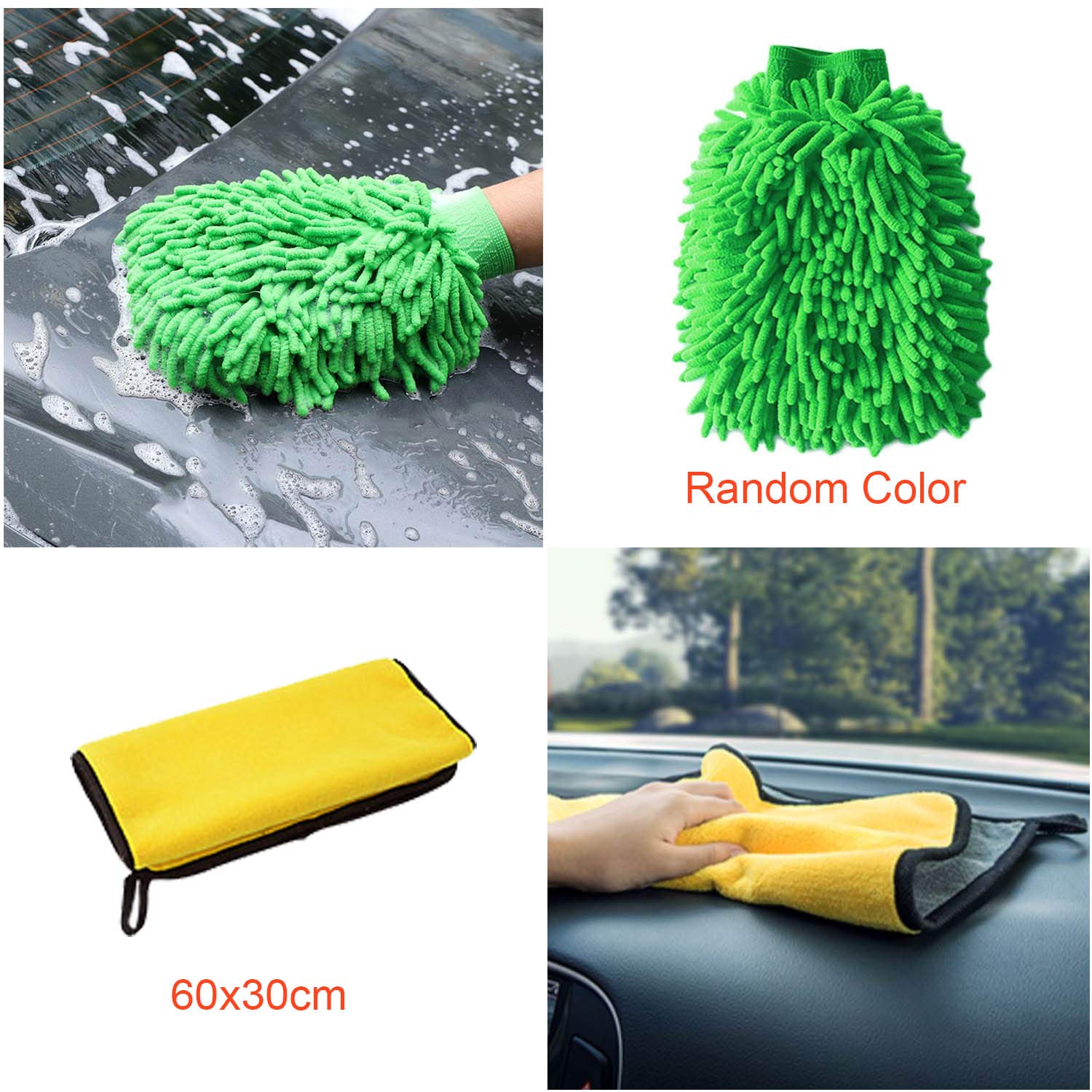Cprosp High Pressure Turbo Car Cleaning Gun, Tornado Cleaning Gun