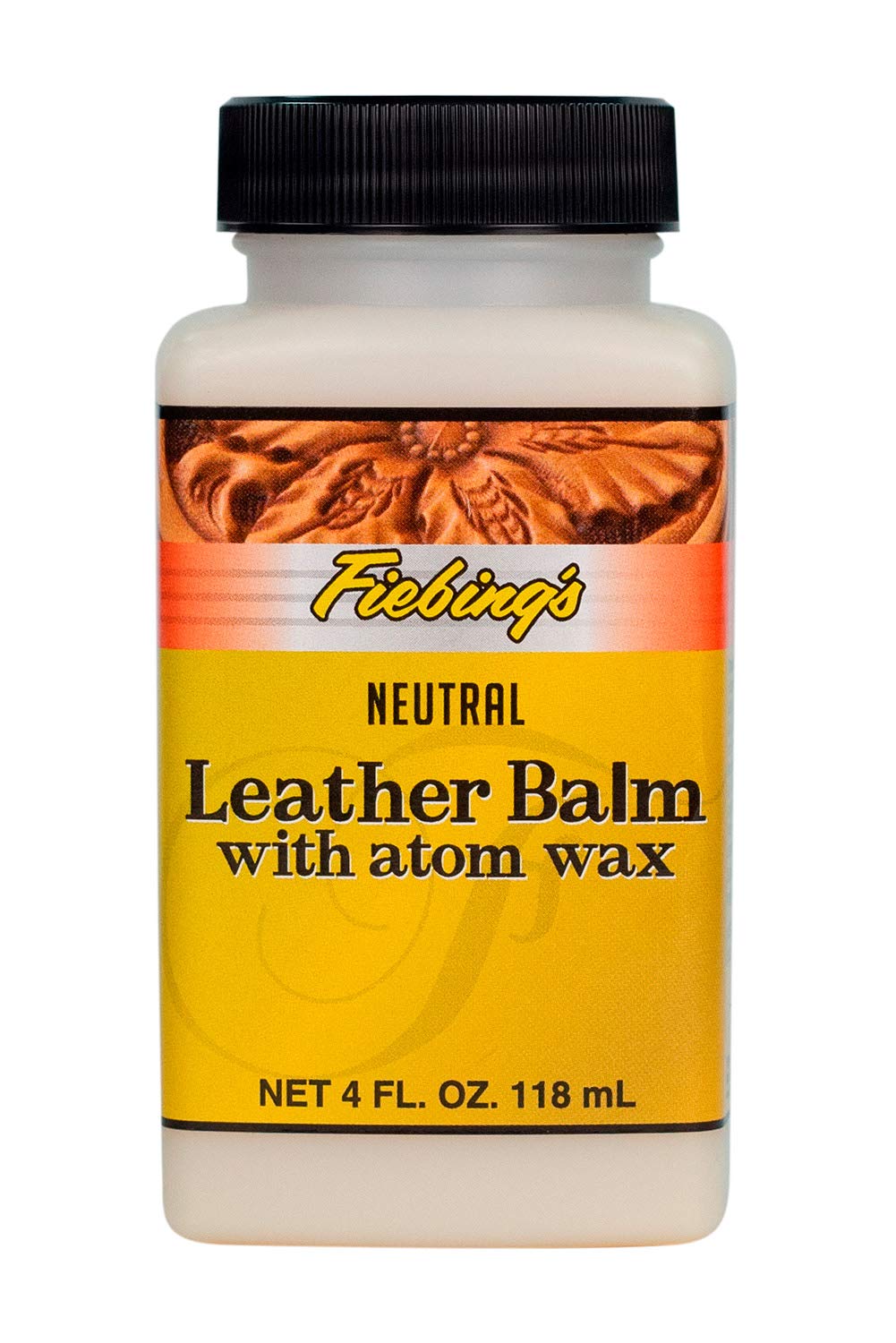 Leather Balm With Atom Wax Neutral, 4 Oz