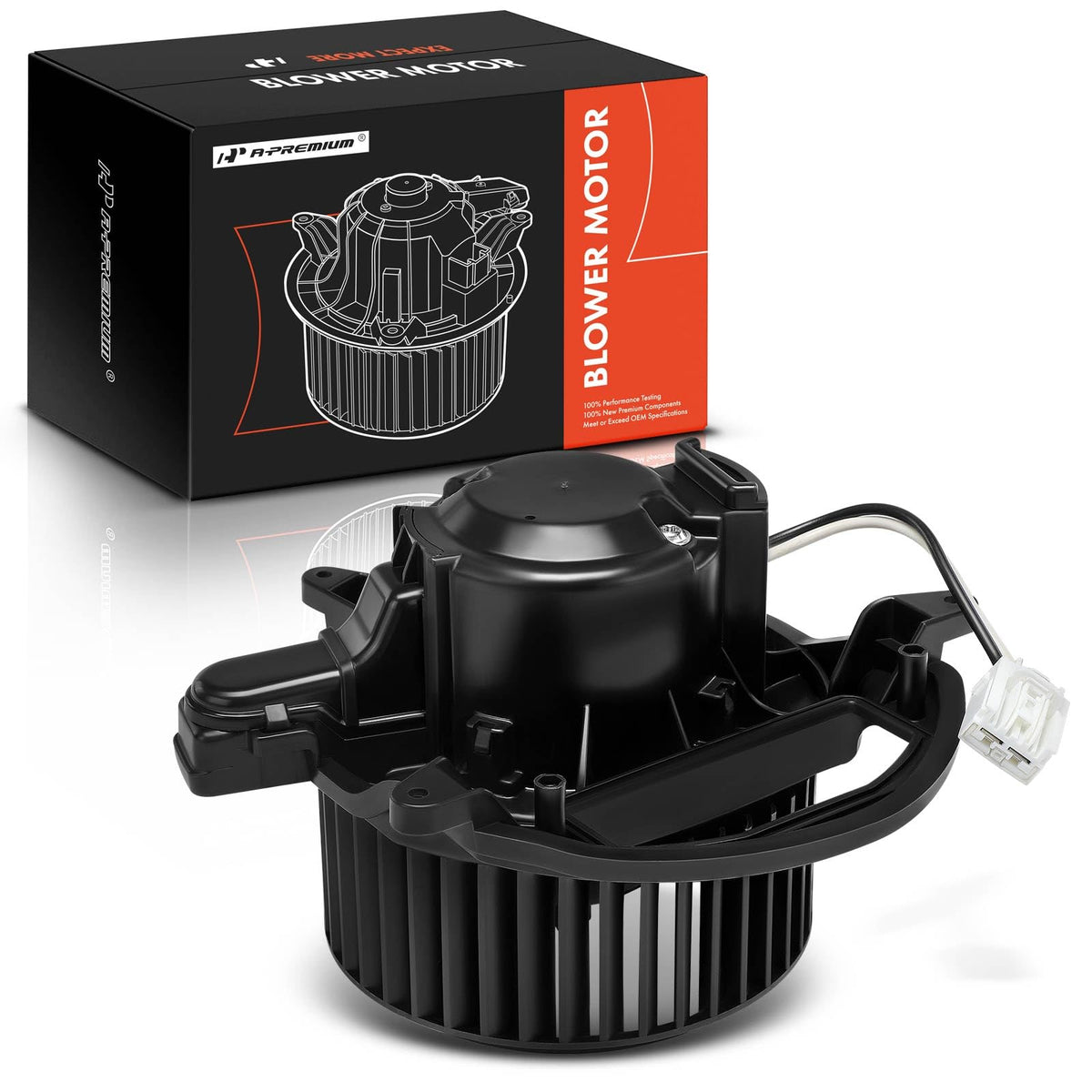 A-Premium HVAC Heater Blower Motor Assembly Compatible with Chevy & GMC Vehicles - Silverado 1500 2019-2021, Silverado 2500 HD/S