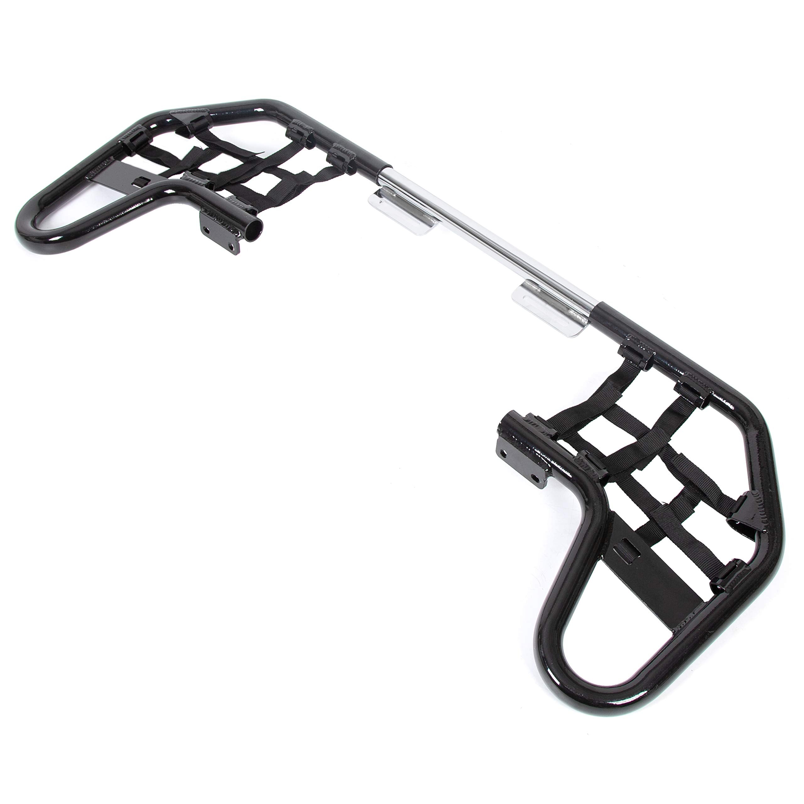 Black Nerf Bars W/Nets Guards Rack Compatible With 2001-2019 Honda Trx250X Sportrax 250