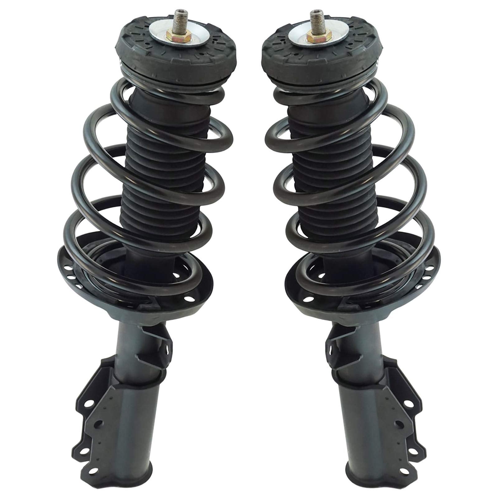 Trq Front Strut & Coil Spring Assembly Set Driver & Passenger Sides Compatible With 10-16 Buick Lacrosse