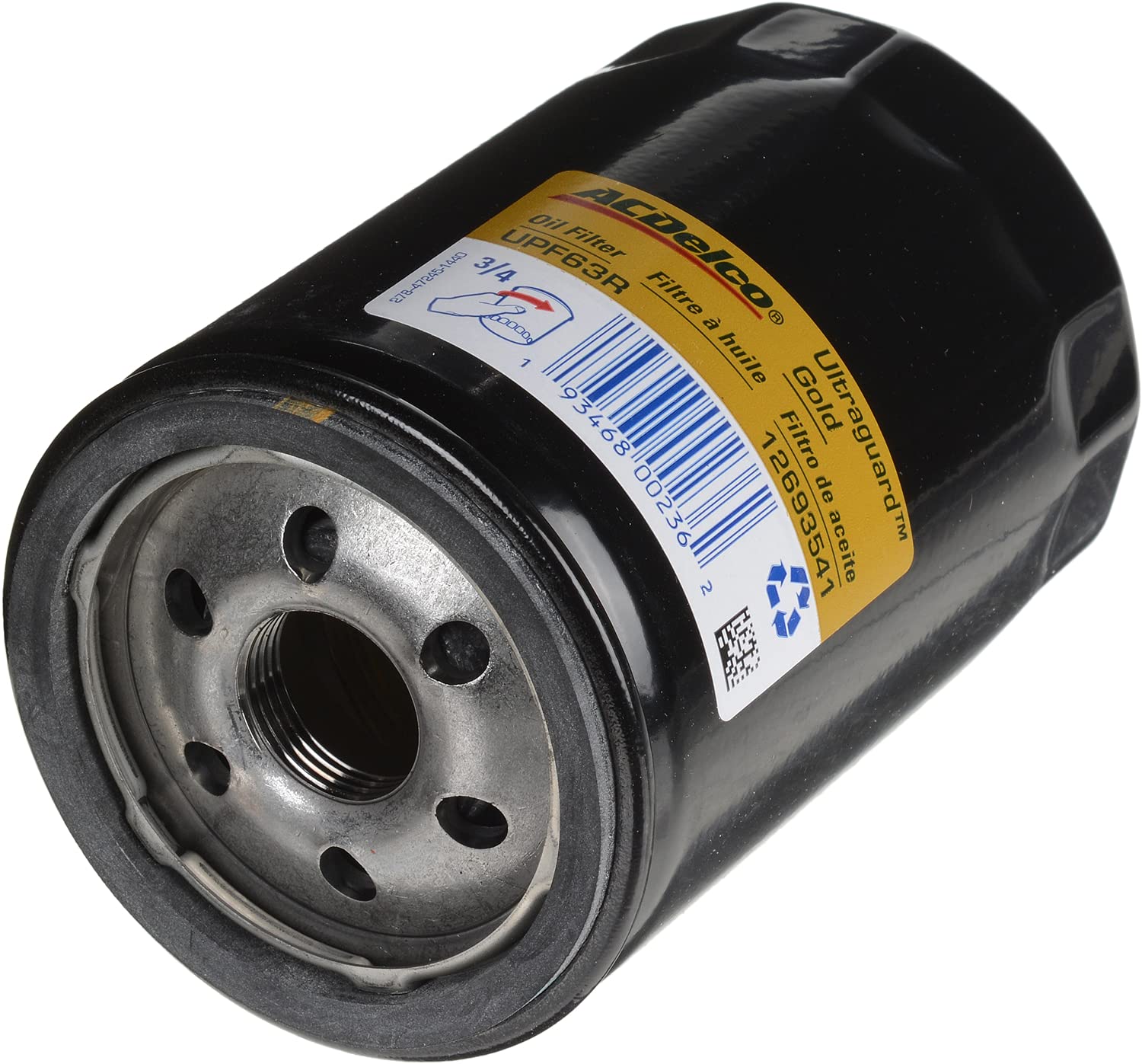 ACDelco UPF63R Engine Oil Filter - Original Equipment, Cellulose & Steel Construction