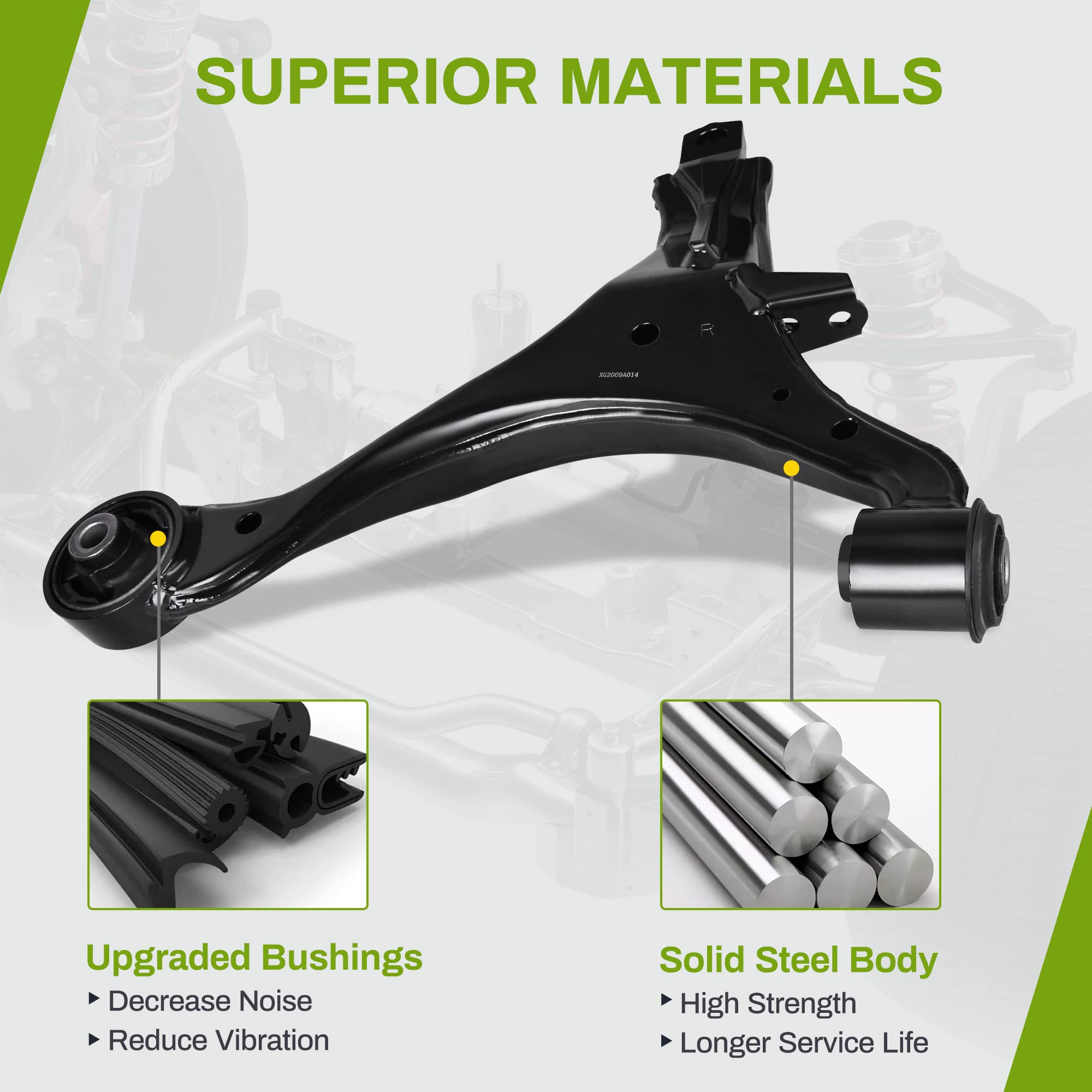 Autosaver88 Front Control Arm Kit Compatible With Cr-V 2002-2006 -W/Ball Joint, Tie Rod End, Sway Bar End Link