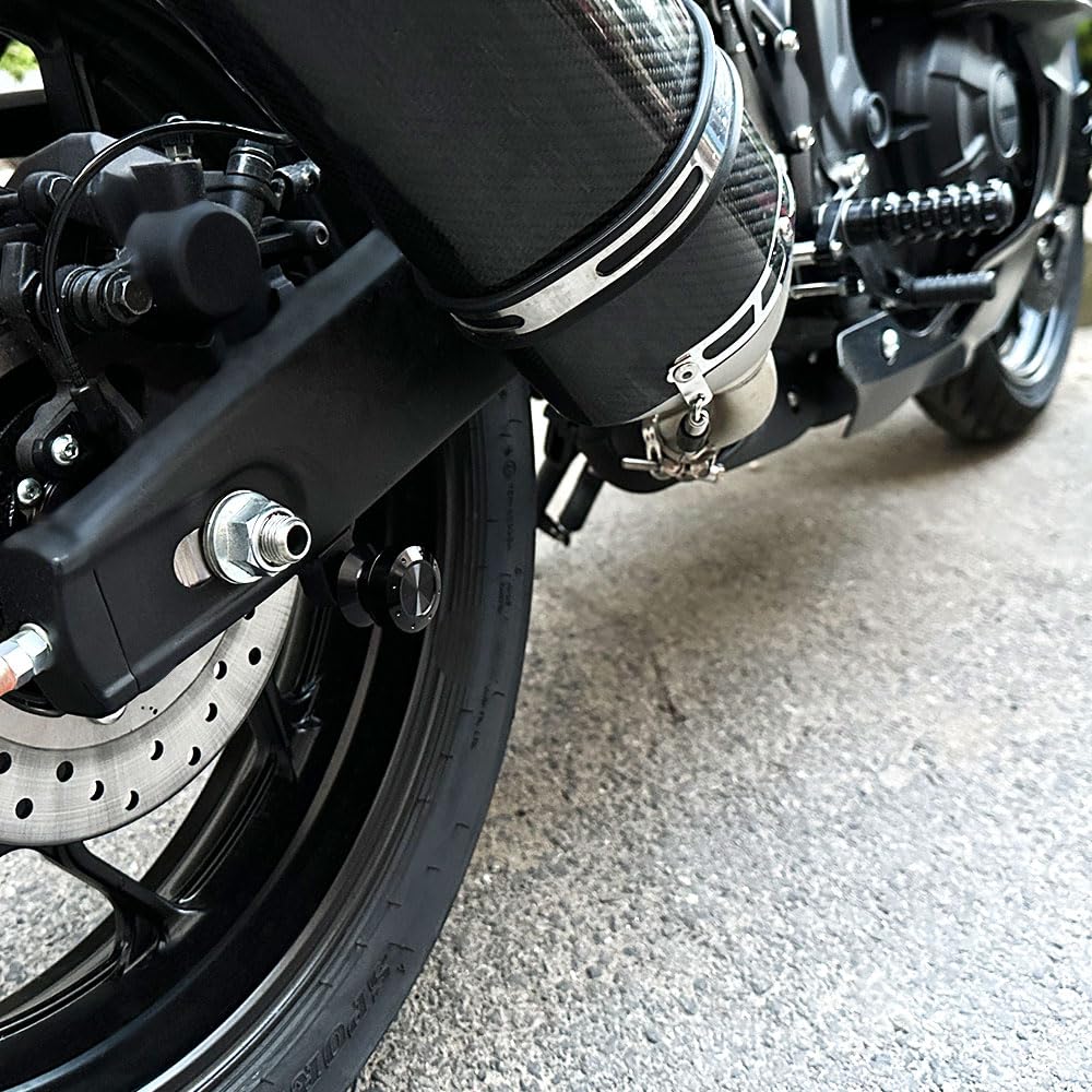 REARACE M8 Swing Arm Spools Sliders Compatible with ZX-6R/10R/25R,Ninja 400R,GSX-R 600/750/1000,SV650/S,GSX1300R,GSX-S 1000, Uni