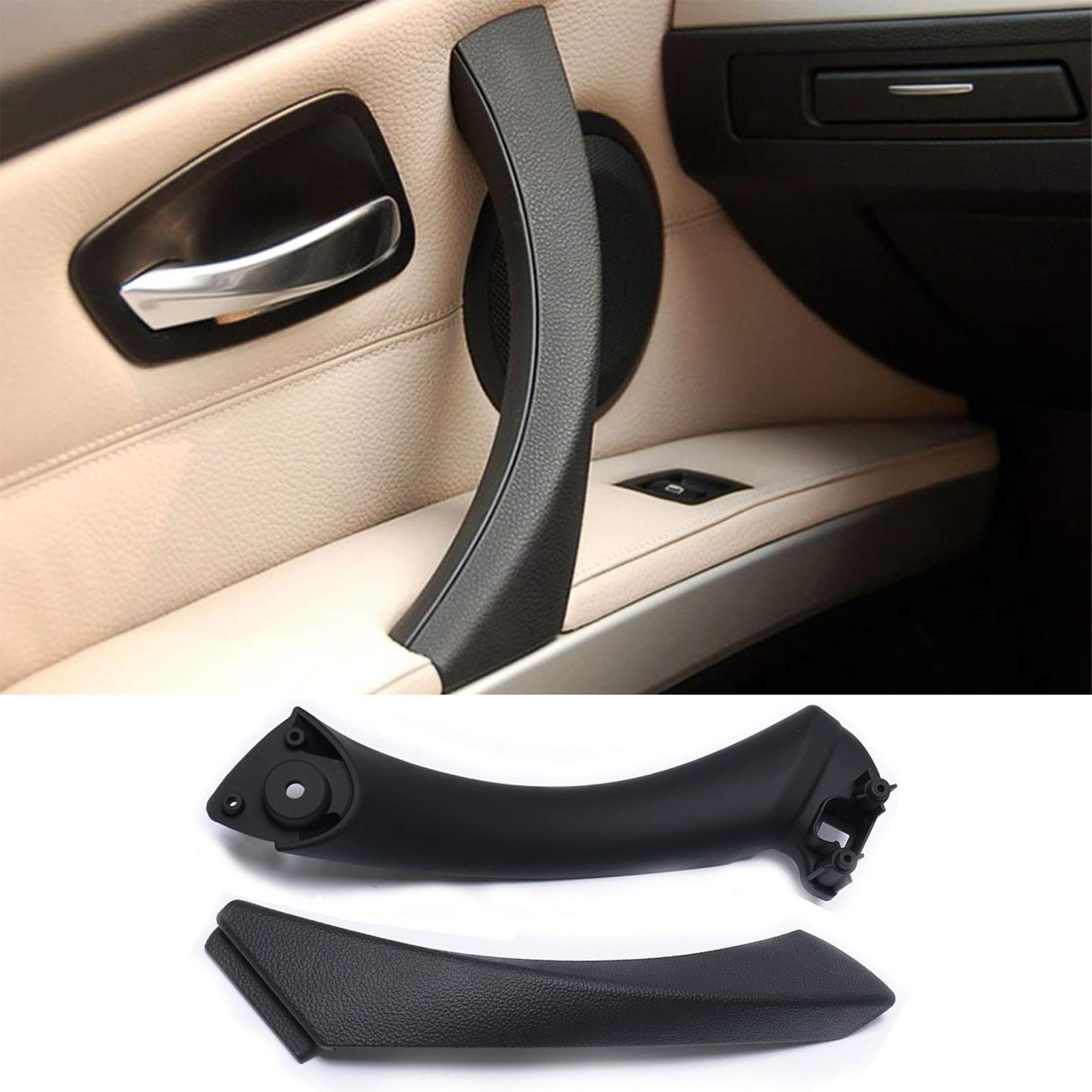Jaronx for BMW 3 Series E90/E91 Door Handle Replacement Kit, Interior Passenger Handles for BMW 316 318 320 323 325 328 330 335 