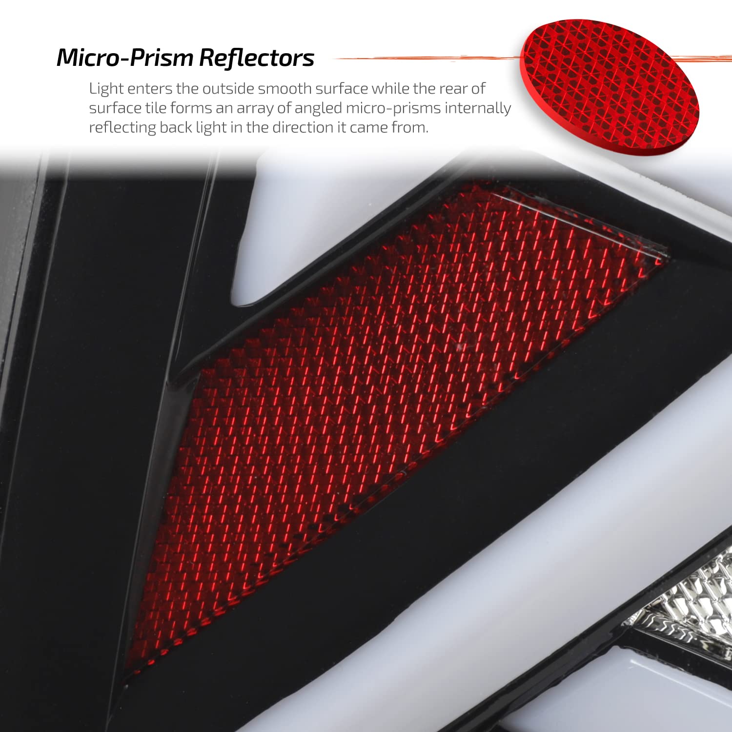 Akkon - Fits 2009-2018 Dodge Ram 1500 2500 3500 Truck [Full Led] Black Tail Lights Pair Driver Left + Passenger Right