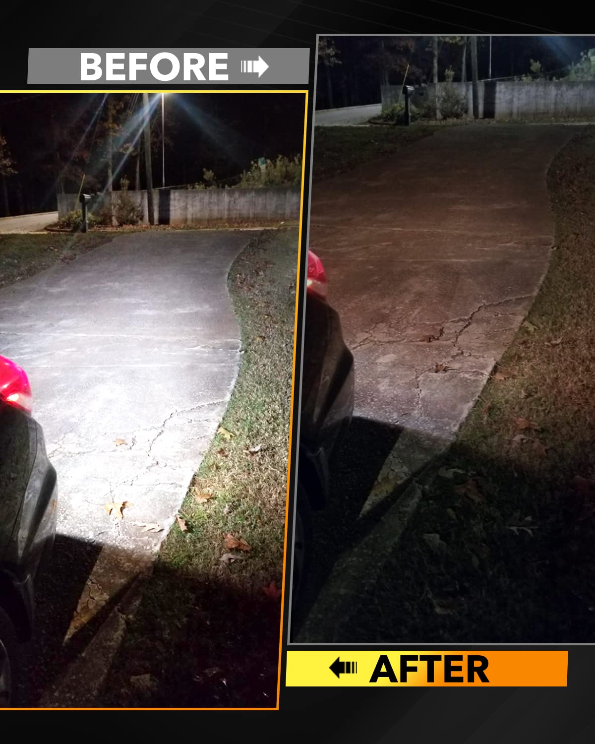 Oxilam Upgraded 1156 Led Bulbs Reverse Light, 6000K White 400% Brightness 3000 Lumens, Ba15S 7506 1003 1141 P21W Led Bulb Used F