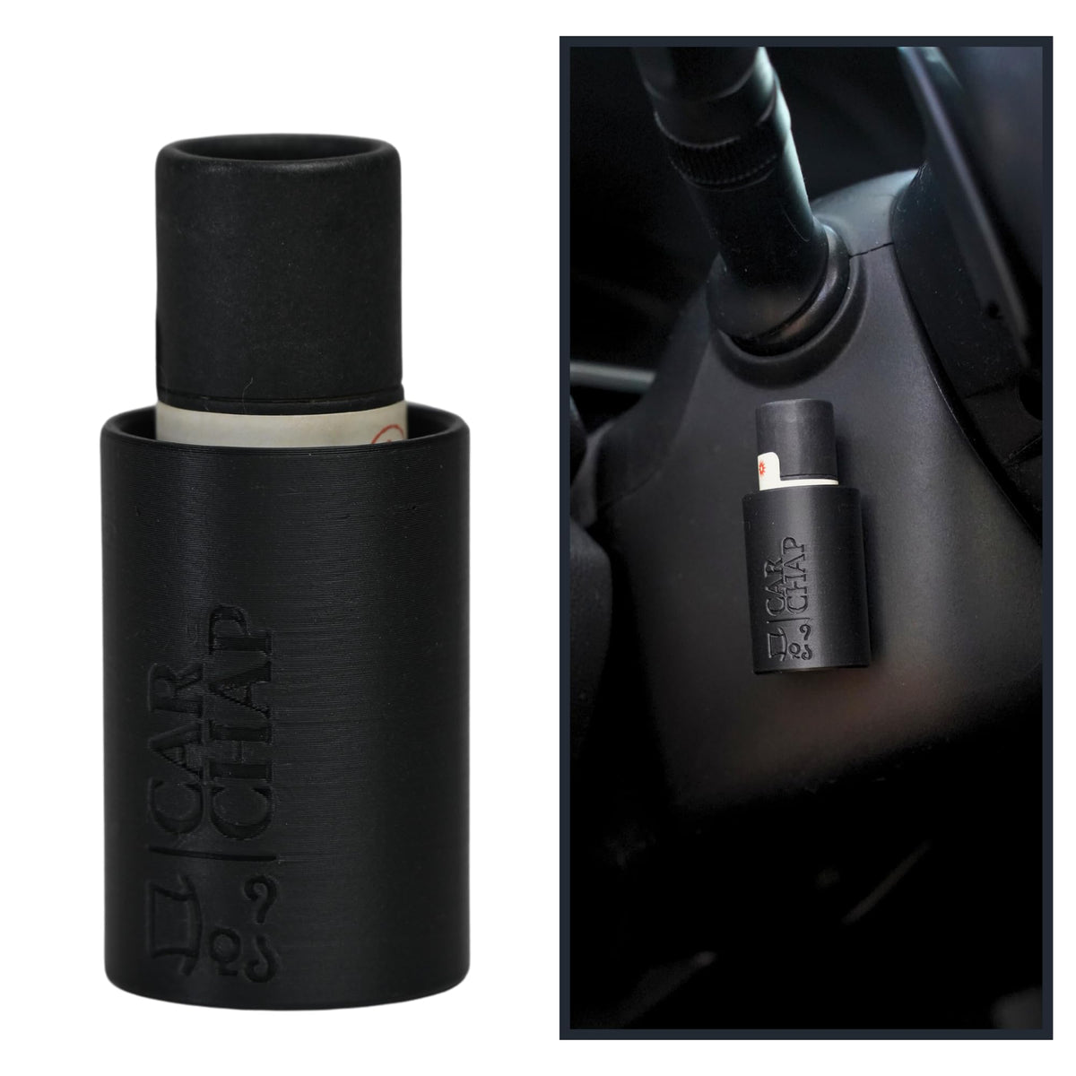 Carchap Car Lip Balm Holder (The Original) Xl Size, Chapstick Holder For Car, Mess Free In The Heat. Featured In Car And Driver.