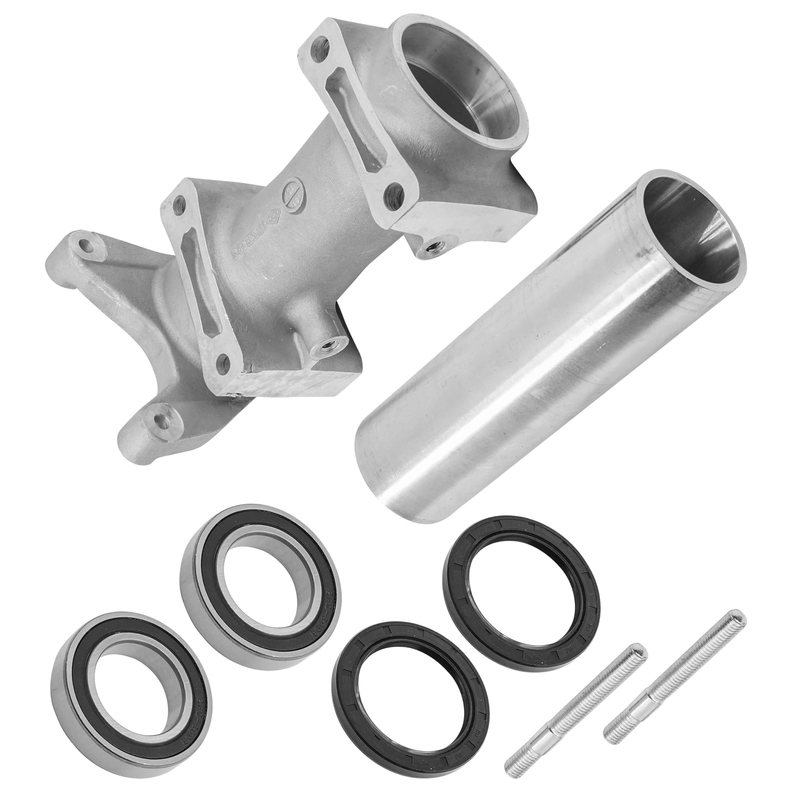 Caltric Rear Axle Bearings Seals Spacer And Bearing Carrier Kit Compatible With Suzuki Lt-Z400 Ltz400 Quadsport 2003/64715-07G00