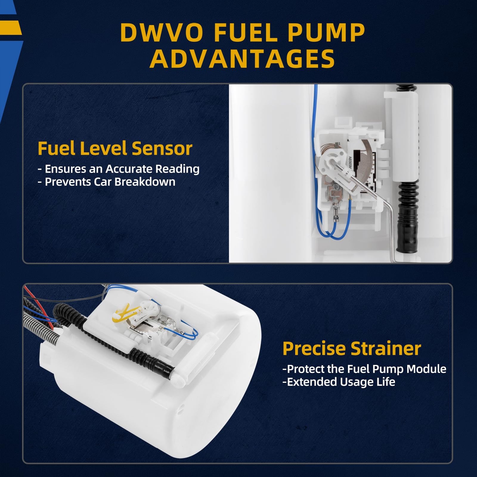DWVO Fuel Pump Compatible with 2006 2007 2008 2009 2010 2011 Civic L4 1.8L