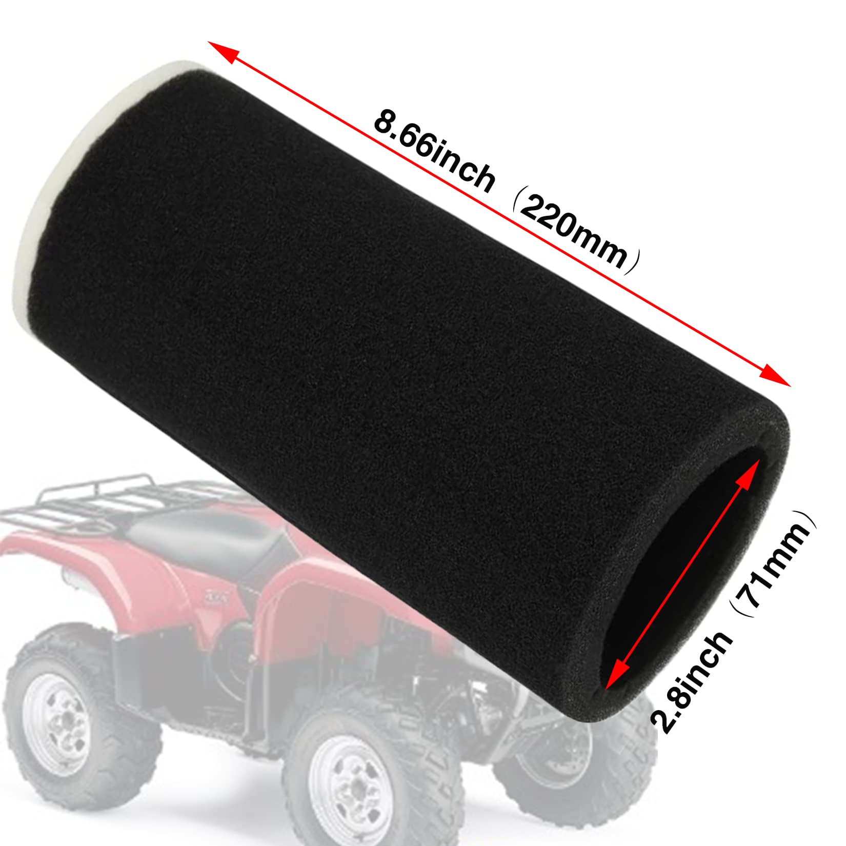 Liyyoo 1Uy-14451-00-00 Air Filter Oil Filter Spark Plug Kit, Compatible With Yamaha Grizzly 660 Yfm660 4X4 2002-2008 Yfm660 Air