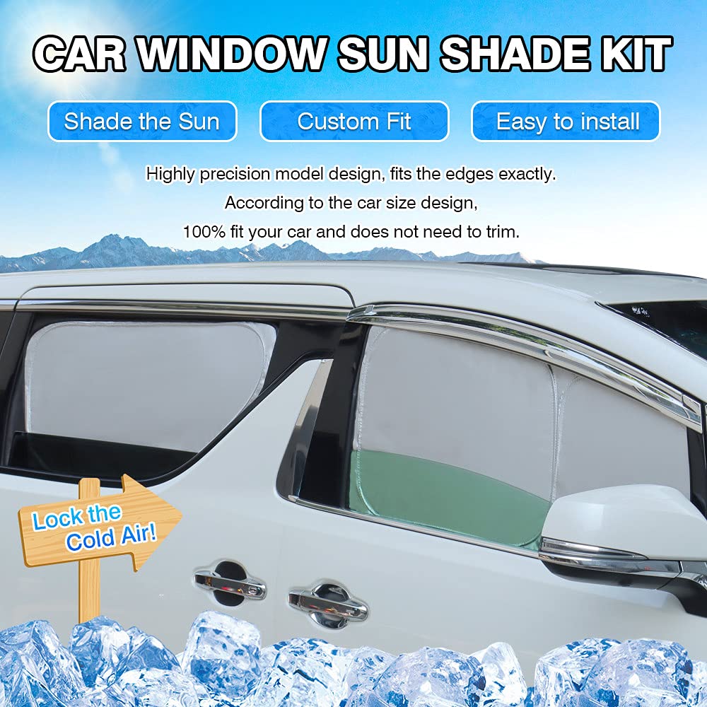 T Tgbros Window Sunshade Custom Fit For 2017-2025 Mazda Cx-5 Cx5 Accessories Side Rear Window Cover Car Sun Shades Foldable Bloc