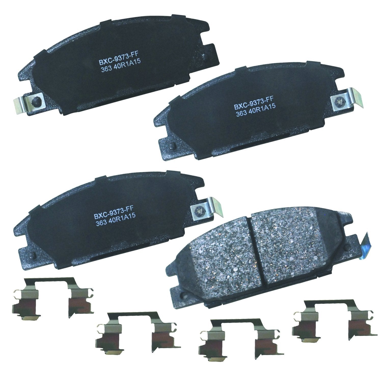 Bendix Premium Sbc363 Ceramic Front Brake Pads For Chevrolet Luv 2005-1997, Honda Passport 1996-1994, Isuzu Amigo 1994-1989, Pic
