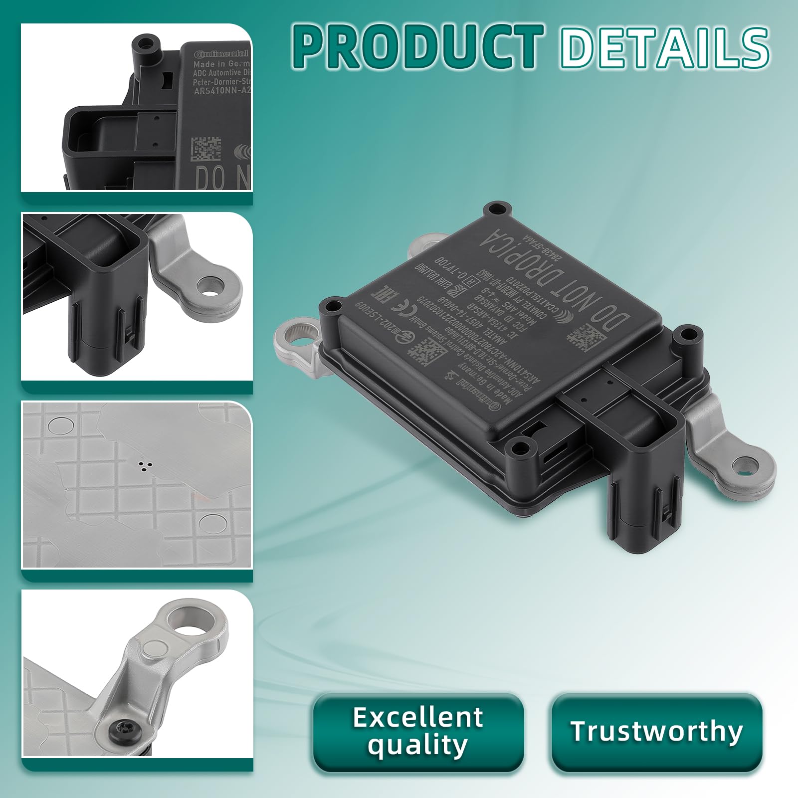 AUTOKAY Front Cruise Distance Radar Sensor Fits for Nissan Kicks Altima Rogue 2017-2021 284385FA6A