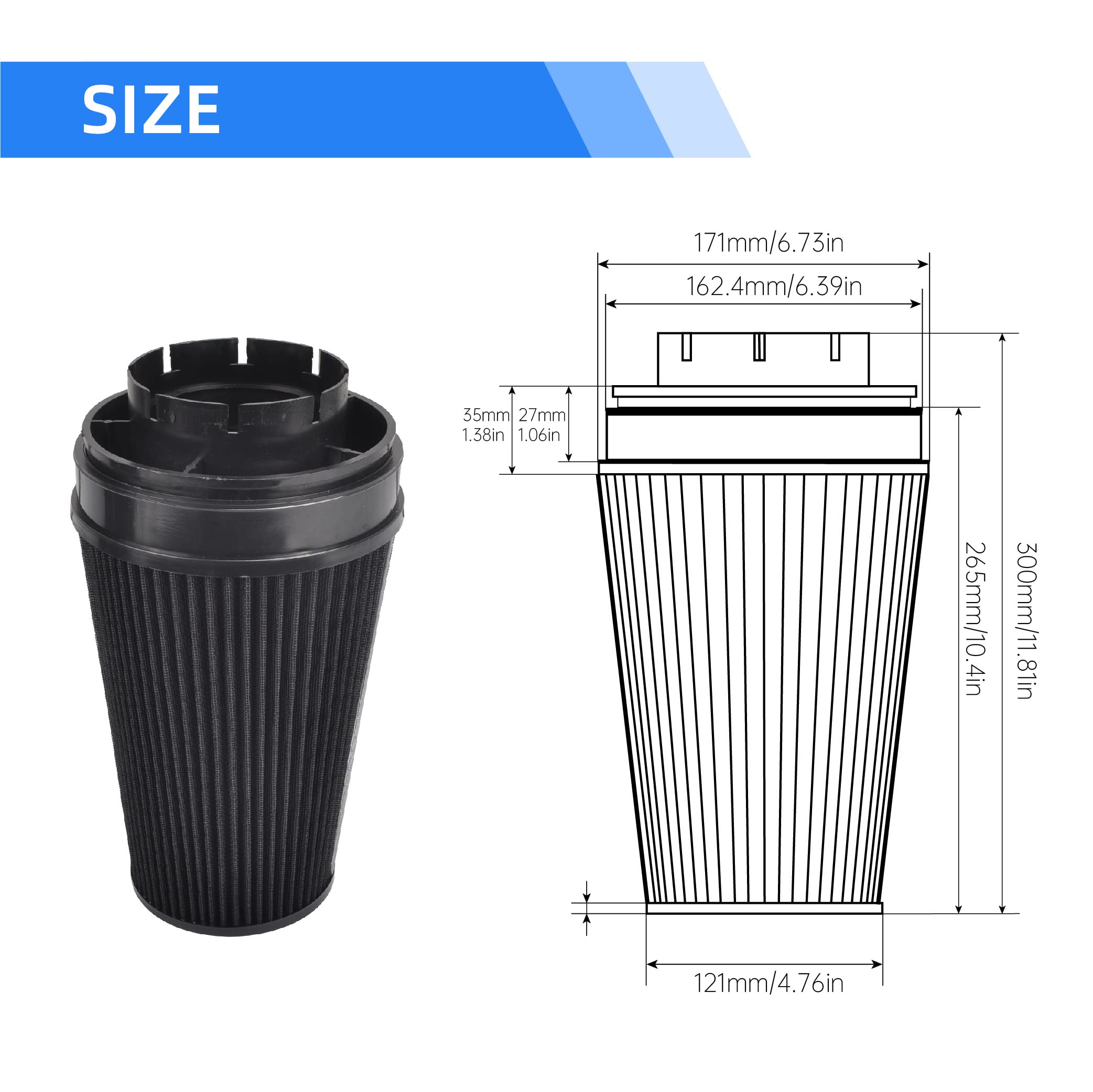 Gesexi 4' Cold Air Intake System + Heat Shield Compatible With 1999-2006 Gmc/Chevy V8 4.8L/5.3L/6.0L Silverado 1500/2500/3500 (Black & Silver)