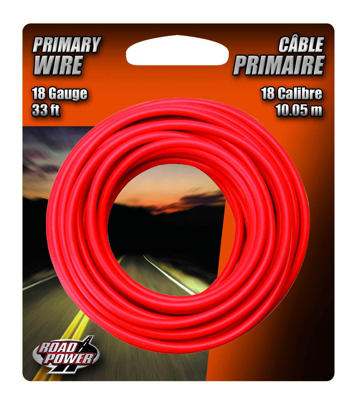 Wire Primary 18Ga33' Red (Pack Of 1)