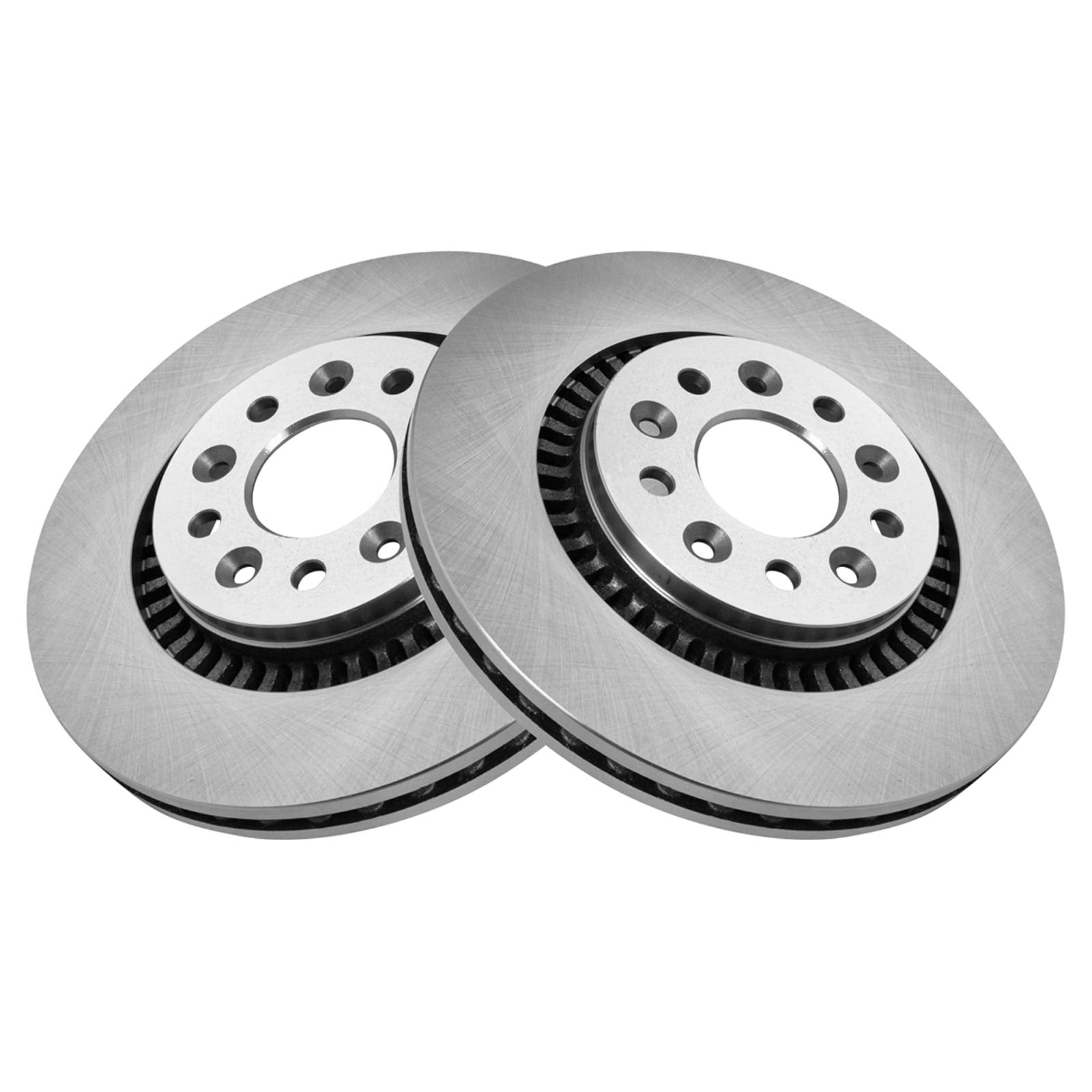 Trq Front Brake Pad & Rotor Kit Brake Pads Brake Rotor Ceramic Compatible With 2005-2007 Ford Five Hundred Freestyle 2008-2009 T