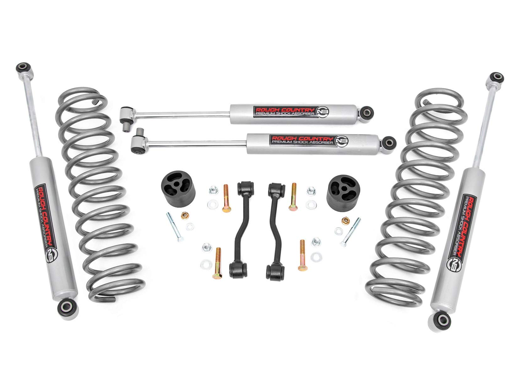 Rough Country 2.5' Leveling Kit For 2020-2024 Jeep Gladiator Jt 4Wd - 64830B