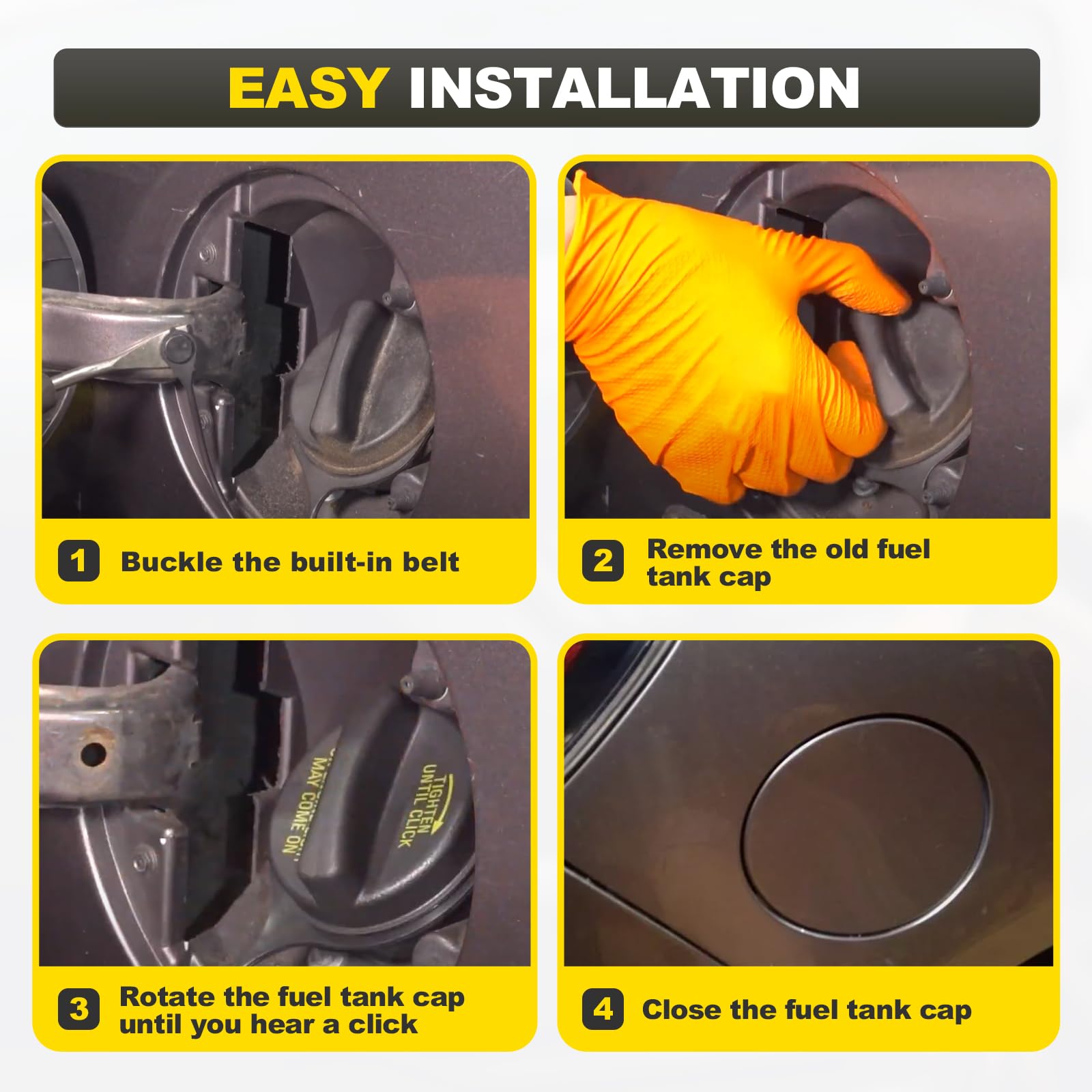 Gt261 Gas Cap Fuel Tank Cap Compatible With Buick Chevy Oldsmobile Skylark Regal Century Riviera Eldorado Seville Cts Blazer Cam