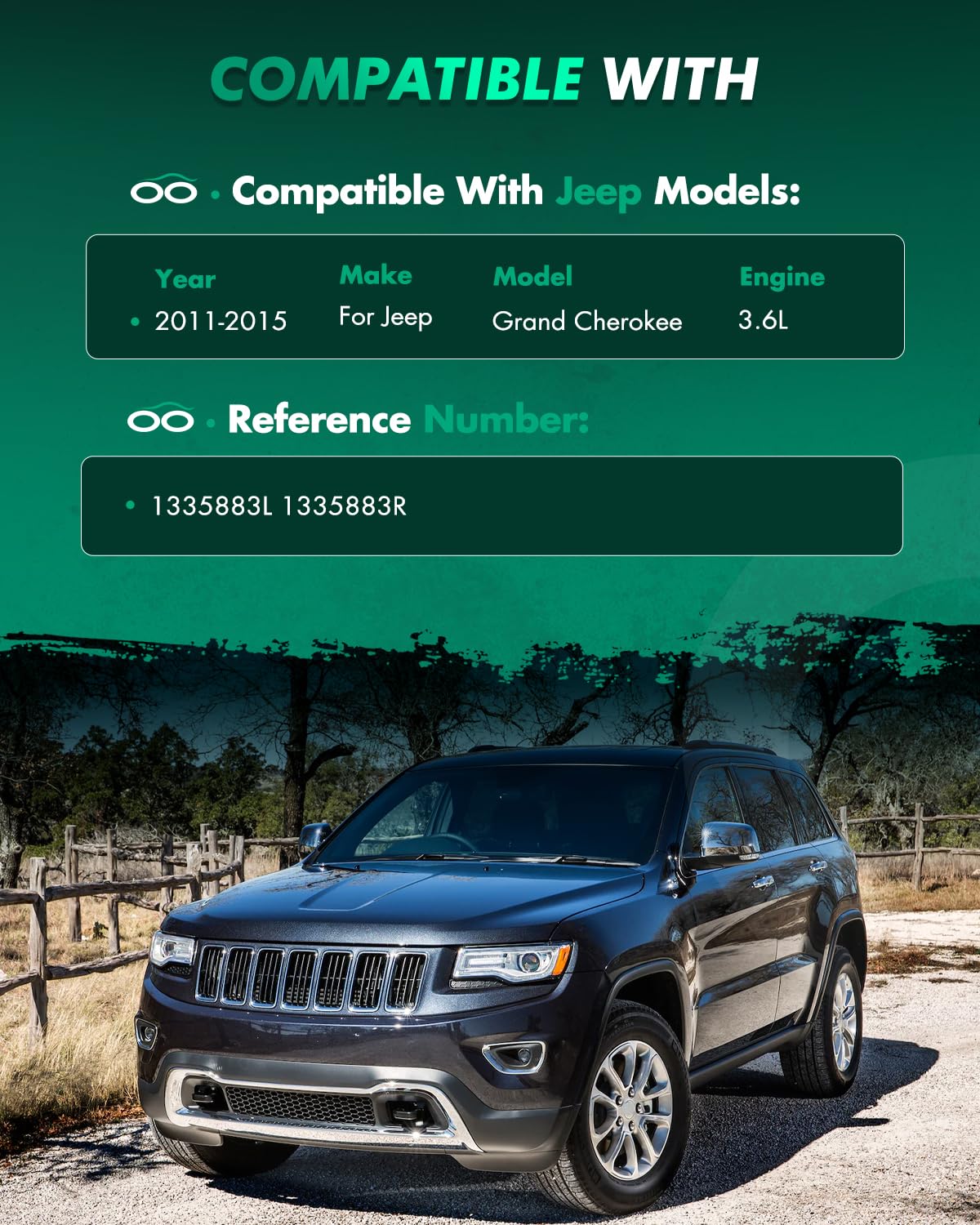 Scitoo - Front Complete Strut & Coil Spring Assembly Fits For Hyundai Sonata 2013-2014 With 1335883L 1335883R - Set Of 2